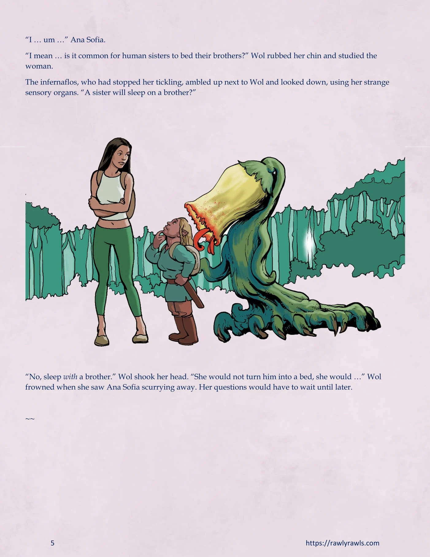 The Warlock Of Claws [DixonLyrax , RawlyRawls] - Chapter 9 — Page 5