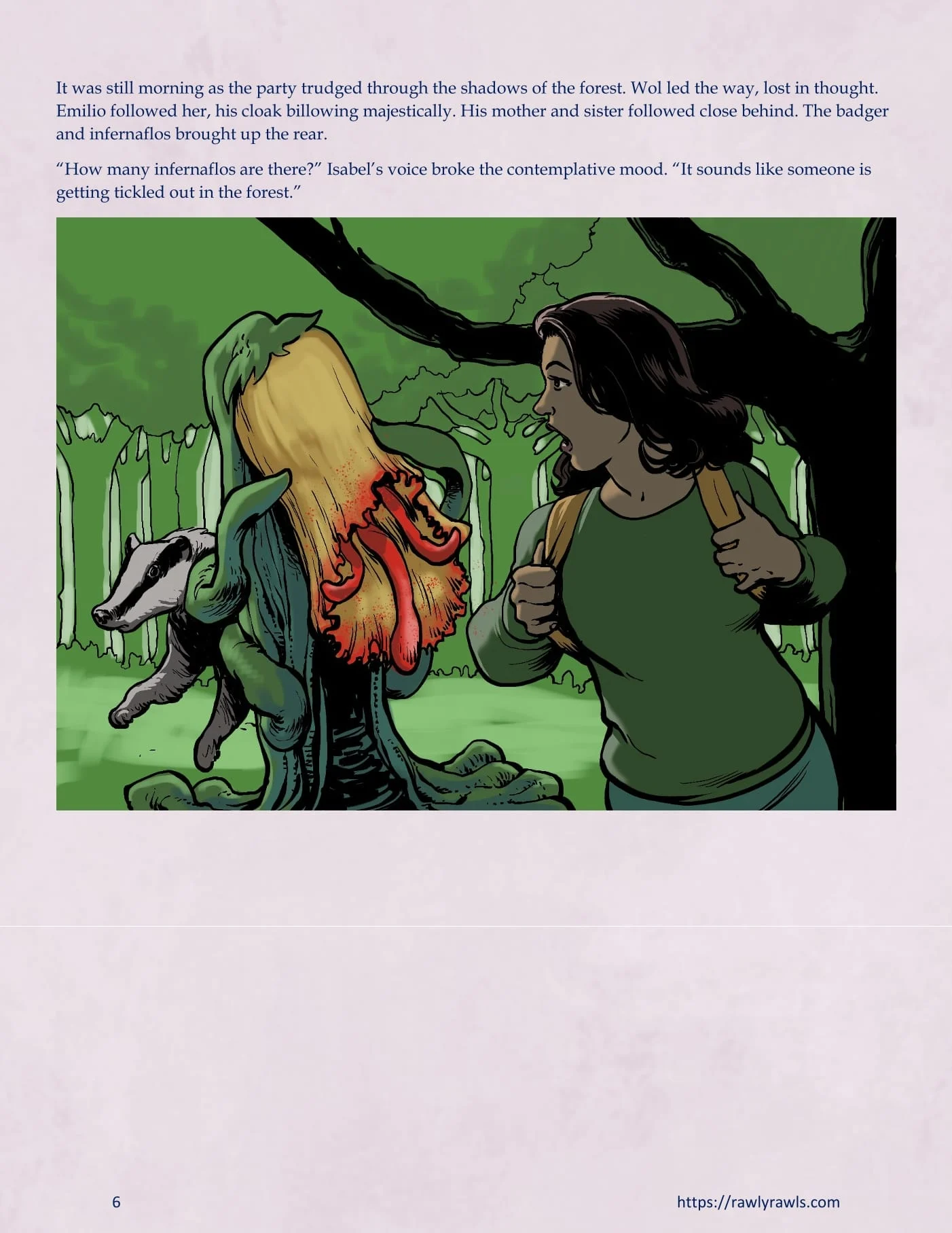 The Warlock Of Claws [DixonLyrax , RawlyRawls] - Chapter 9 — Page 6