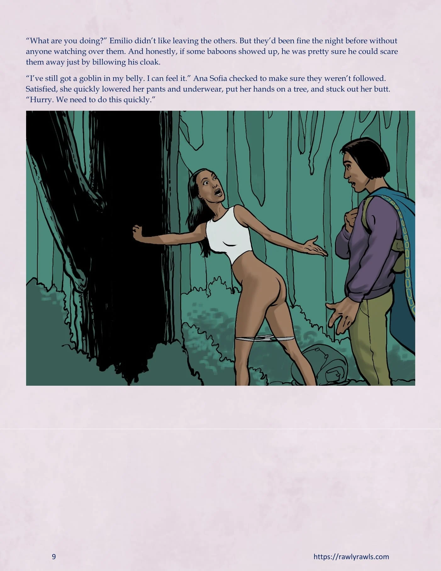The Warlock Of Claws [DixonLyrax , RawlyRawls] - Chapter 9 — Page 9