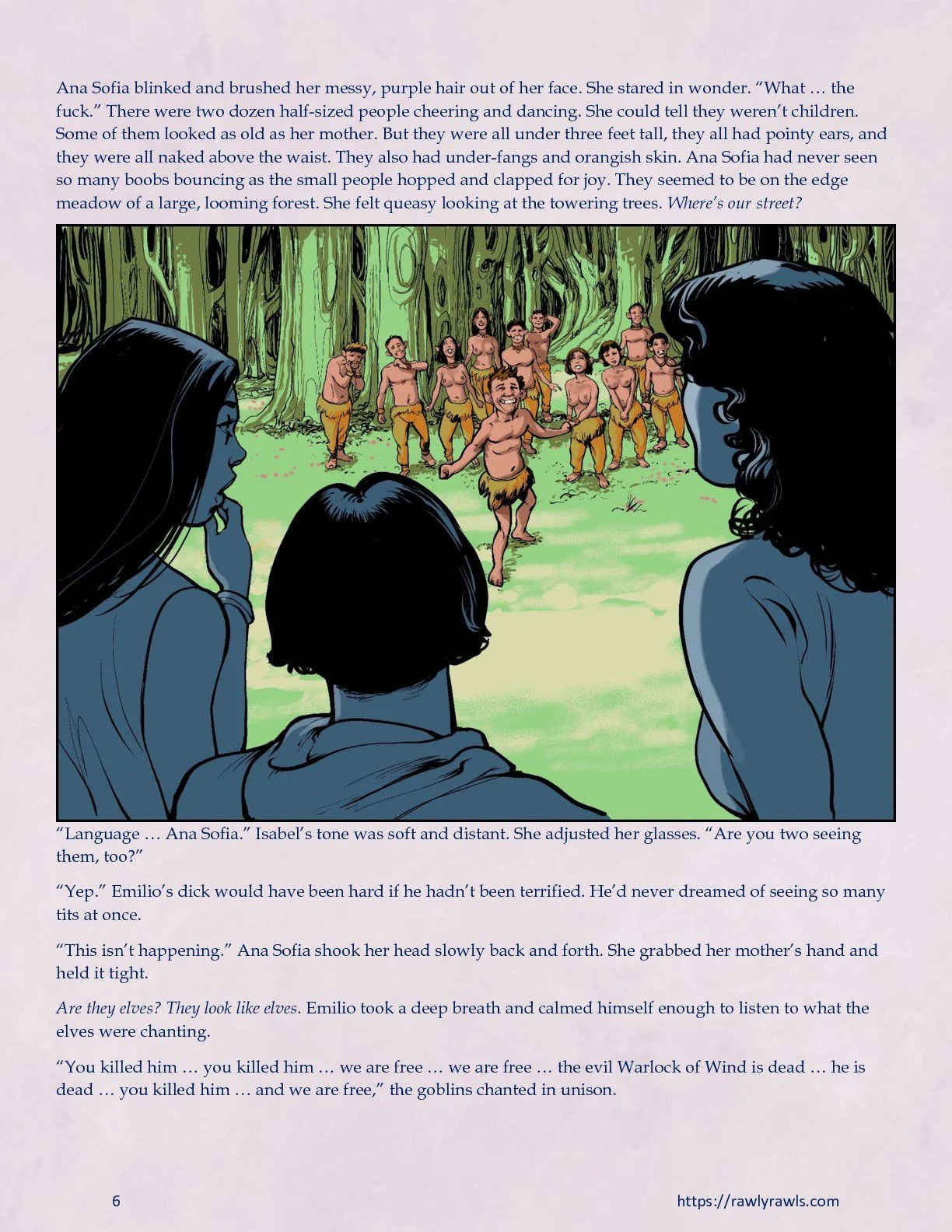The Warlock Of Claws [DixonLyrax , RawlyRawls] - Chapter 1 — Page 6