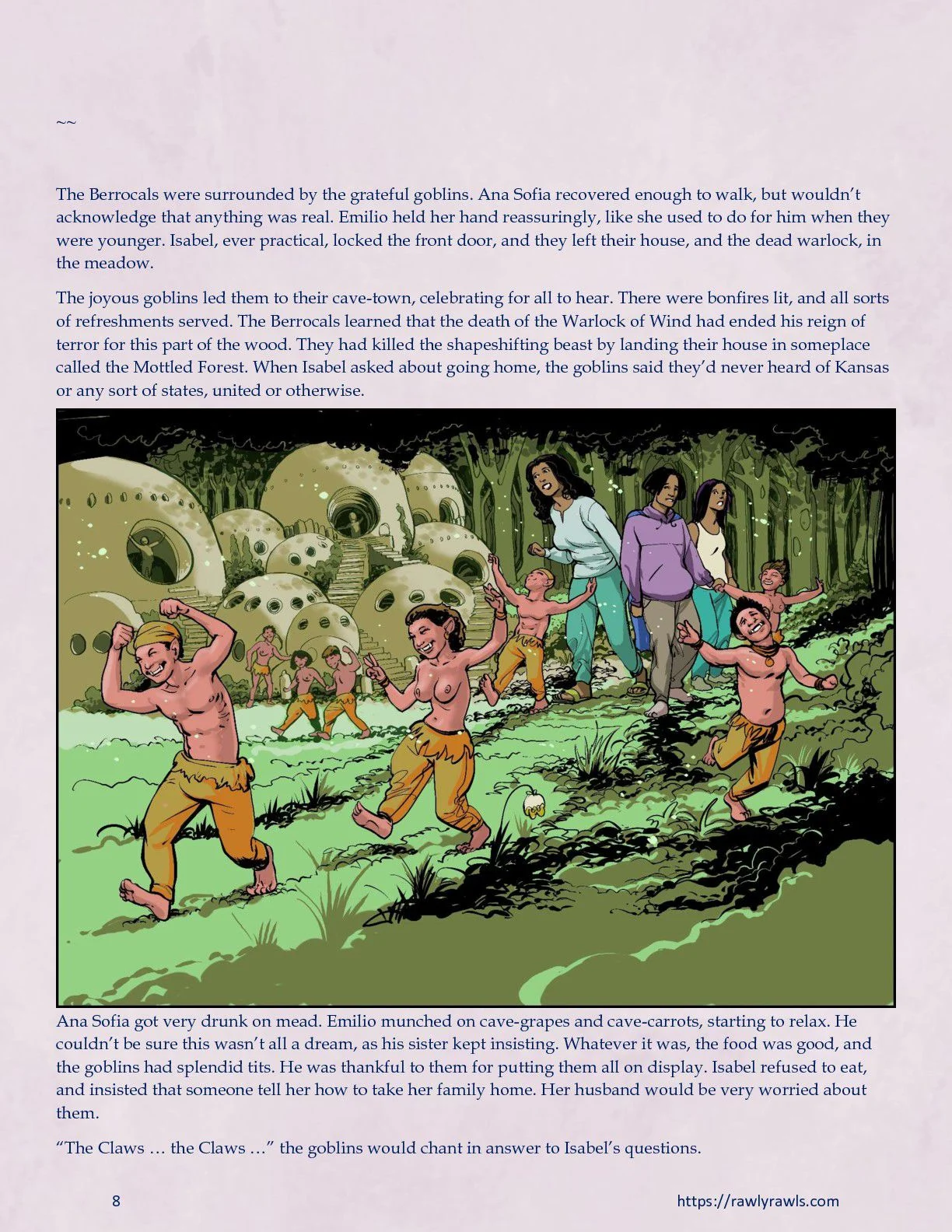 The Warlock Of Claws [DixonLyrax , RawlyRawls] - Chapter 1 — Page 8