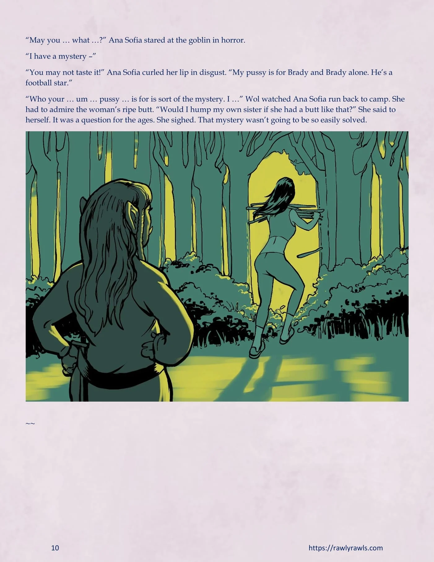 The Warlock Of Claws [DixonLyrax , RawlyRawls] - Chapter 8 — Page 10