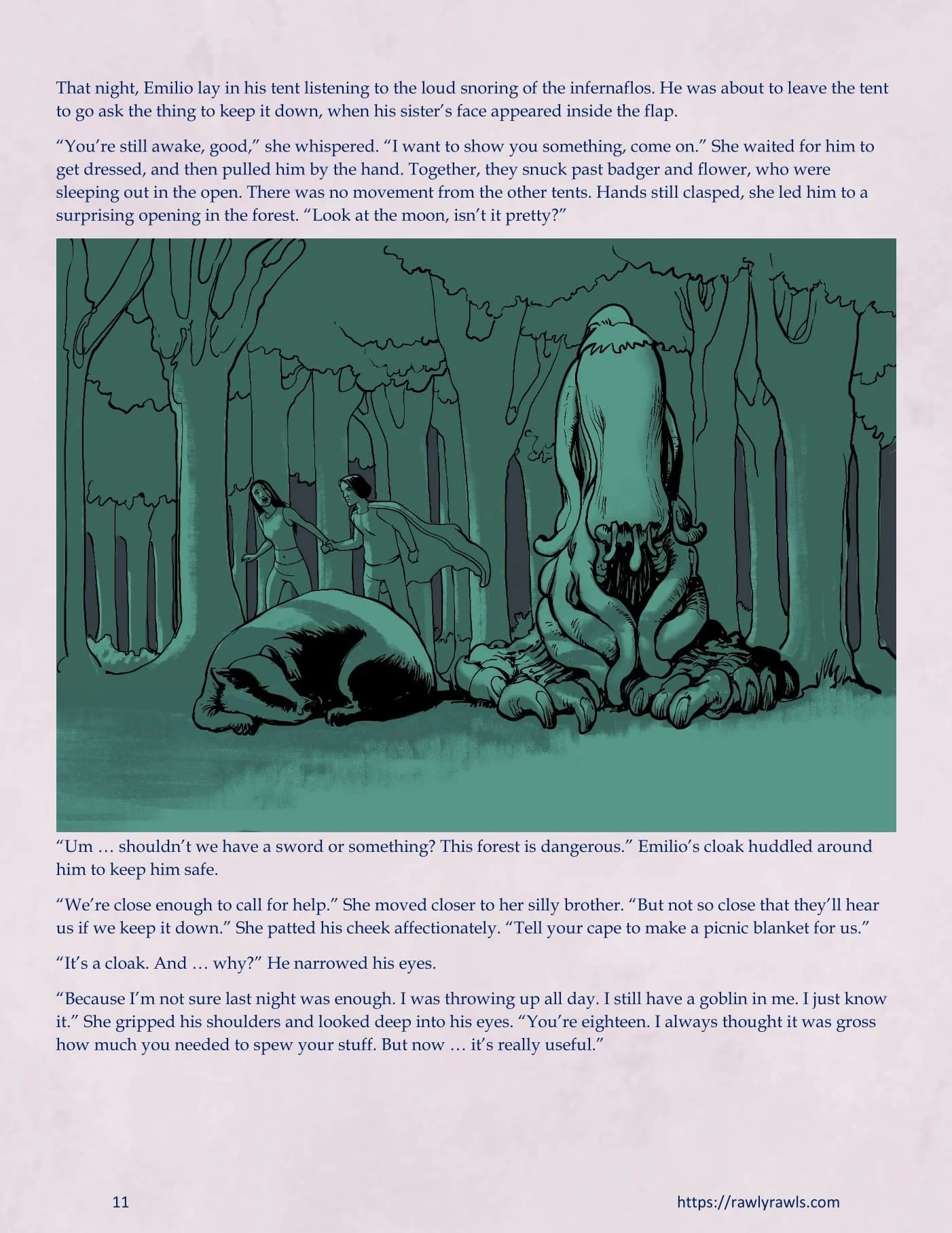 The Warlock Of Claws [DixonLyrax , RawlyRawls] - Chapter 8 — Page 11