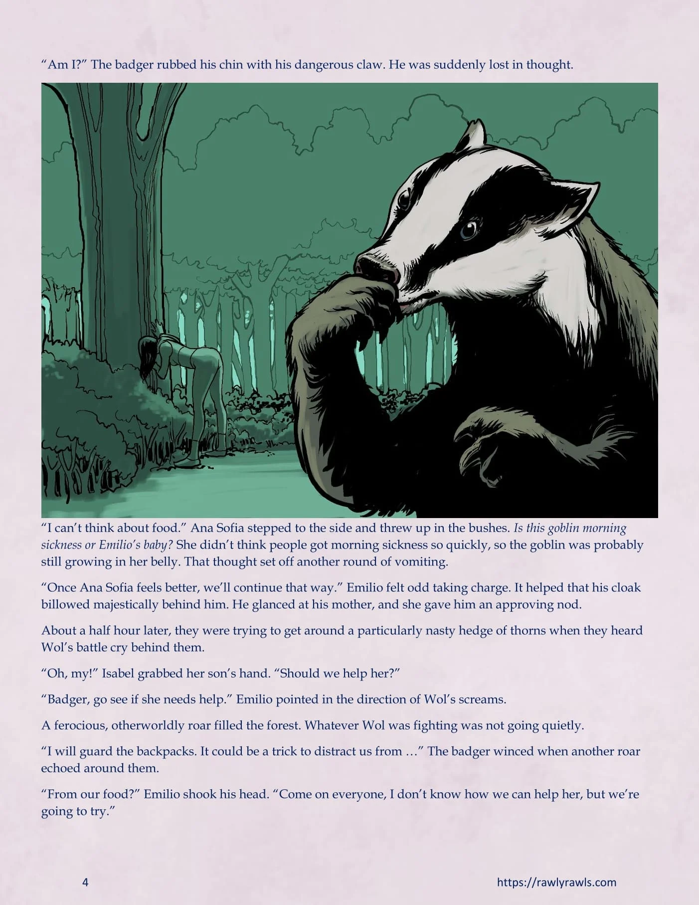 The Warlock Of Claws [DixonLyrax , RawlyRawls] - Chapter 8 — Page 4