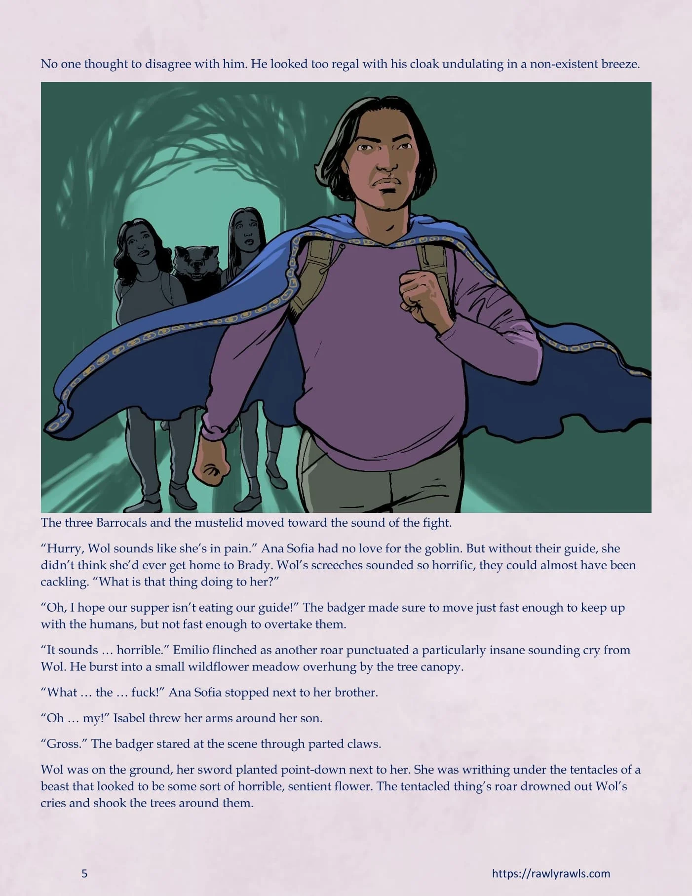 The Warlock Of Claws [DixonLyrax , RawlyRawls] - Chapter 8 — Page 5