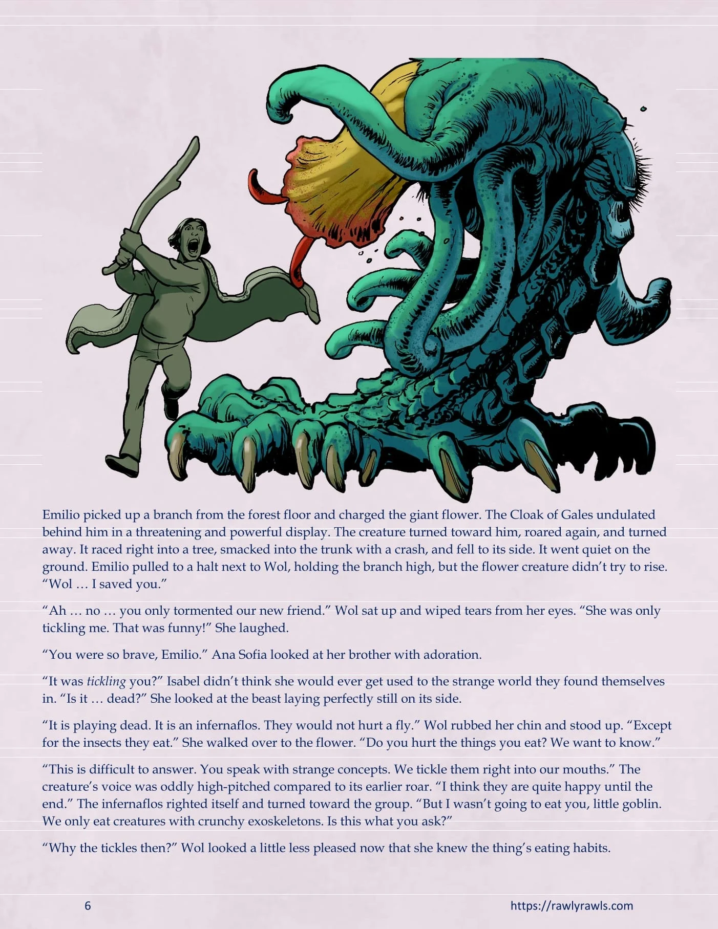 The Warlock Of Claws [DixonLyrax , RawlyRawls] - Chapter 8 — Page 6