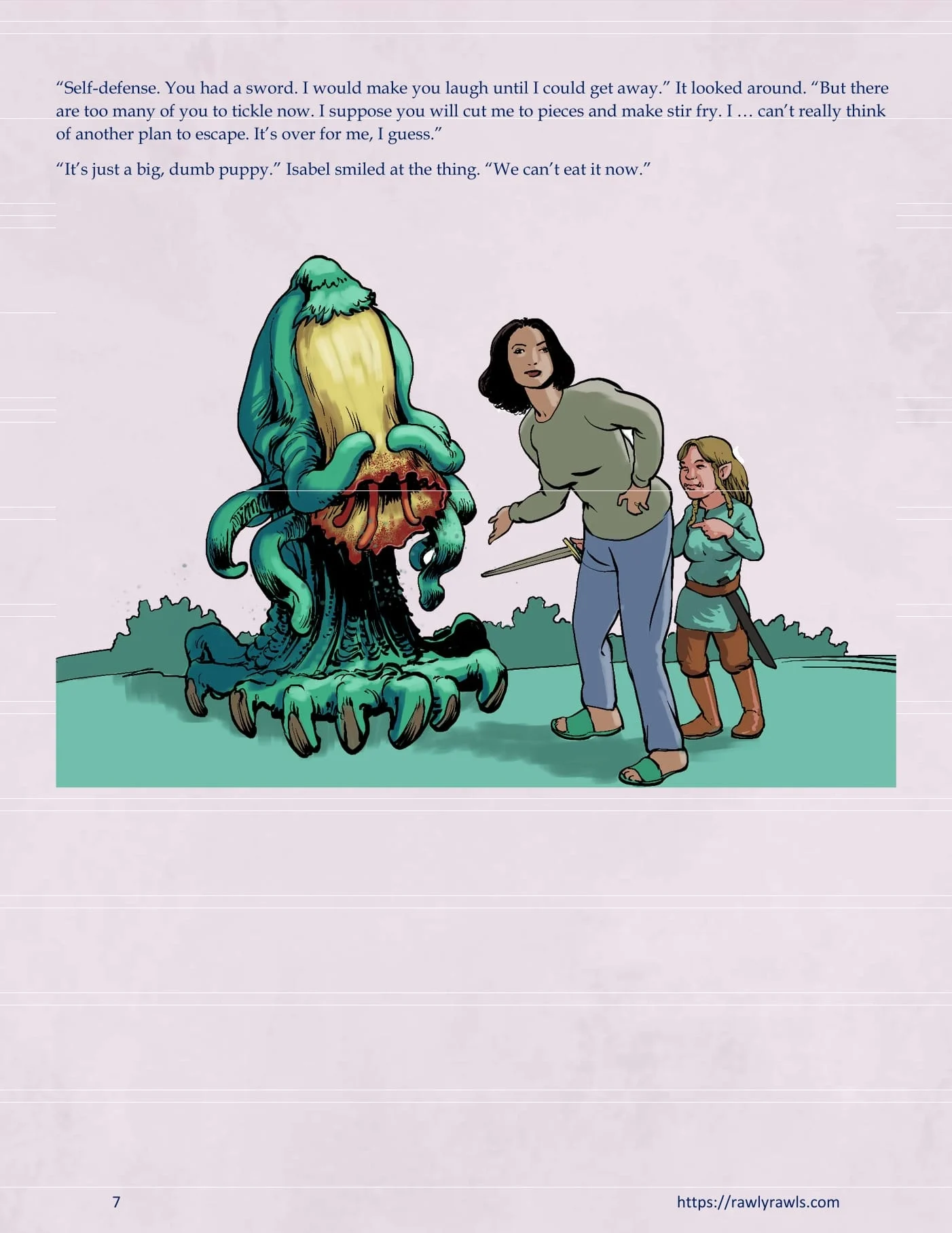 The Warlock Of Claws [DixonLyrax , RawlyRawls] - Chapter 8 — Page 7