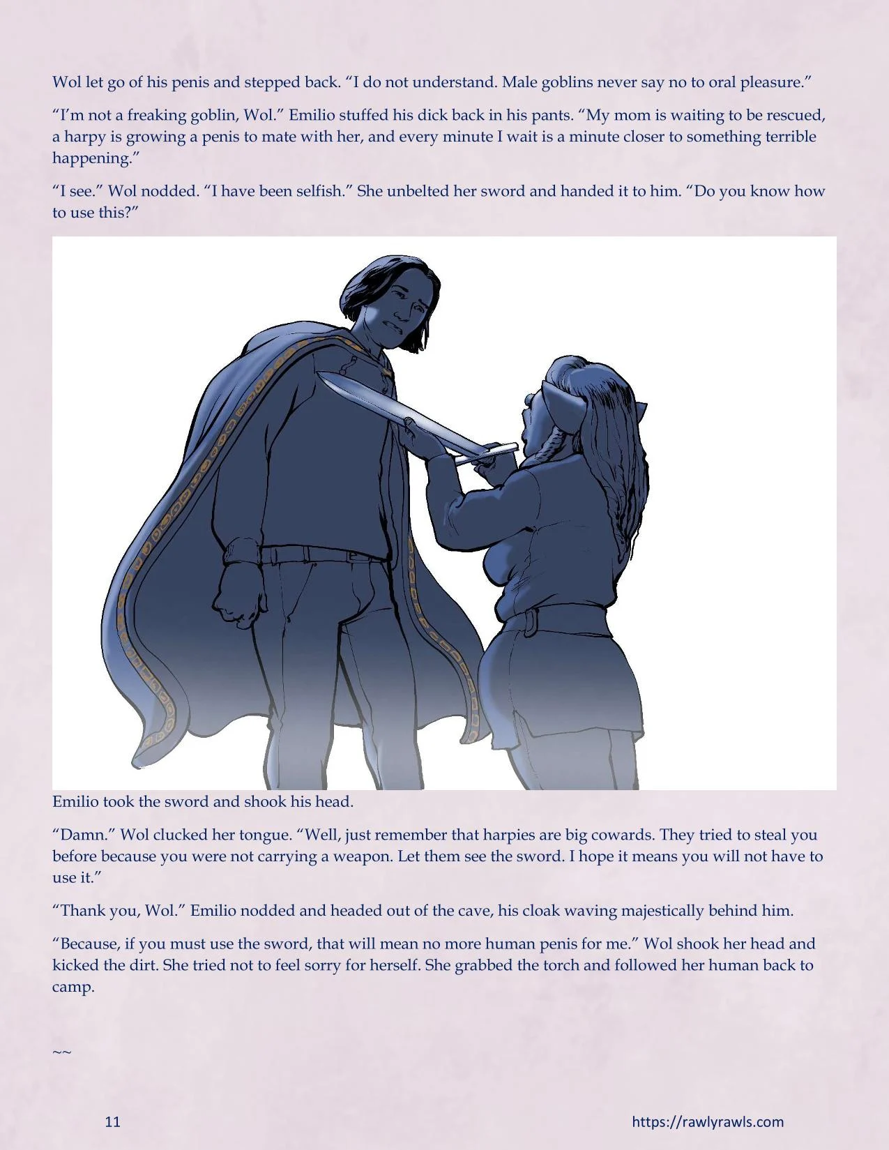 The Warlock Of Claws [DixonLyrax , RawlyRawls] - Chapter 4 — Page 11