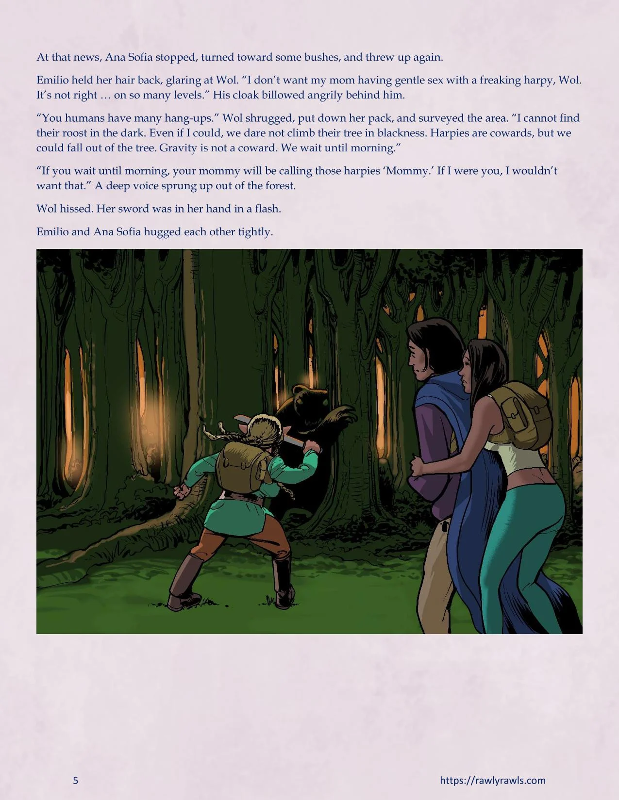 The Warlock Of Claws [DixonLyrax , RawlyRawls] - Chapter 4 — Page 5