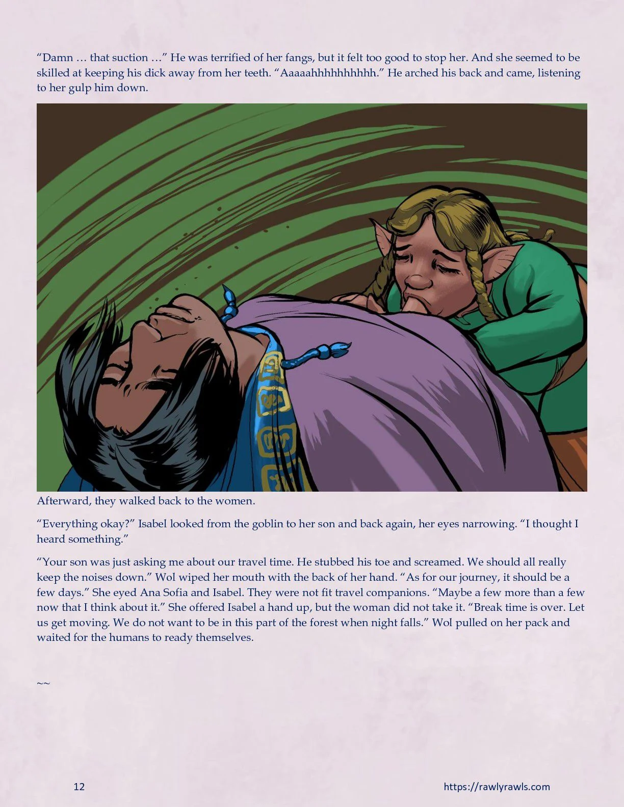 The Warlock Of Claws [DixonLyrax , RawlyRawls] - Chapter 3 — Page 12