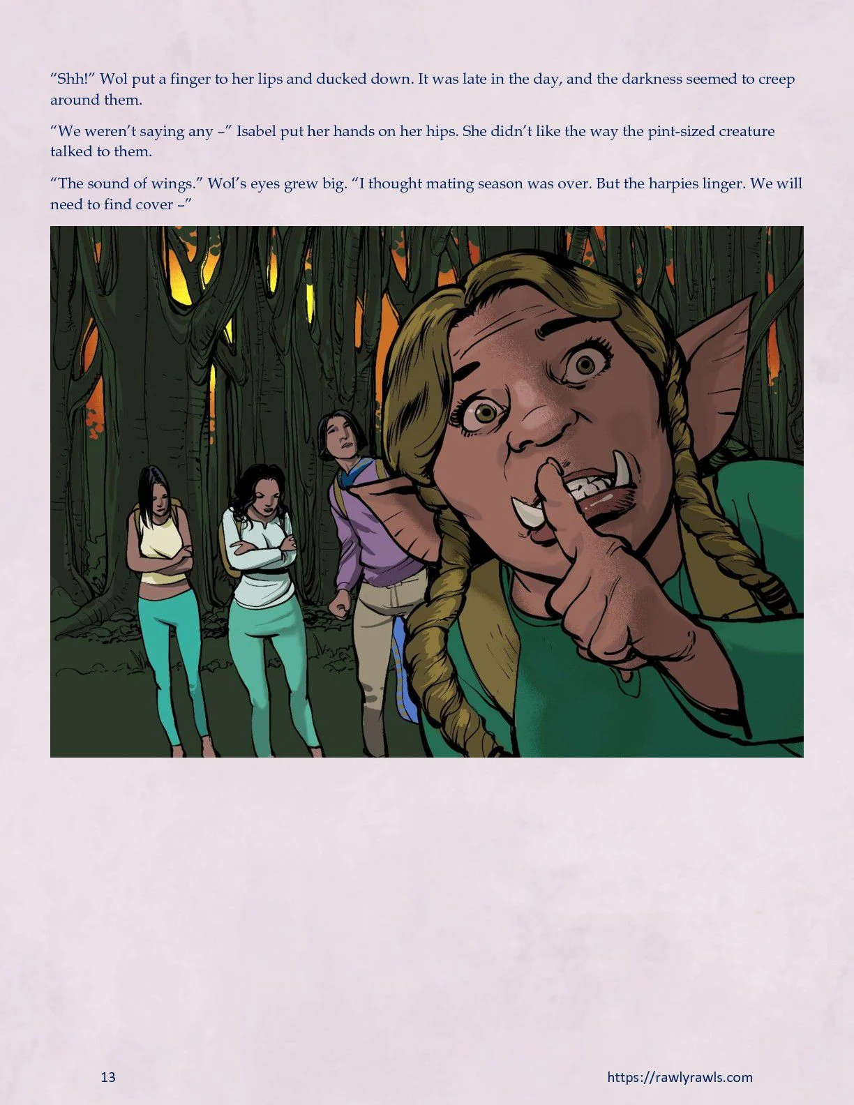 The Warlock Of Claws [DixonLyrax , RawlyRawls] - Chapter 3 — Page 13