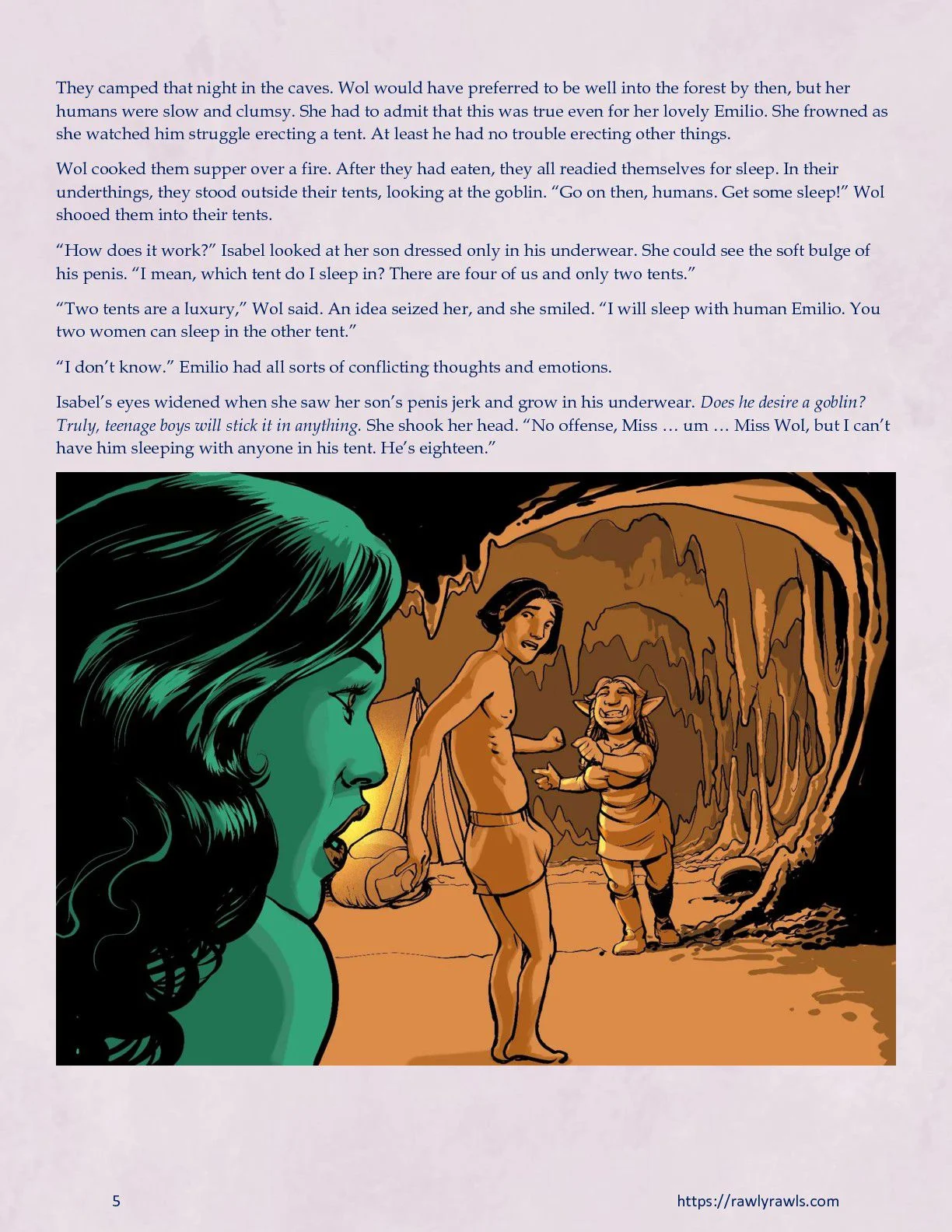 The Warlock Of Claws [DixonLyrax , RawlyRawls] - Chapter 3 — Page 5
