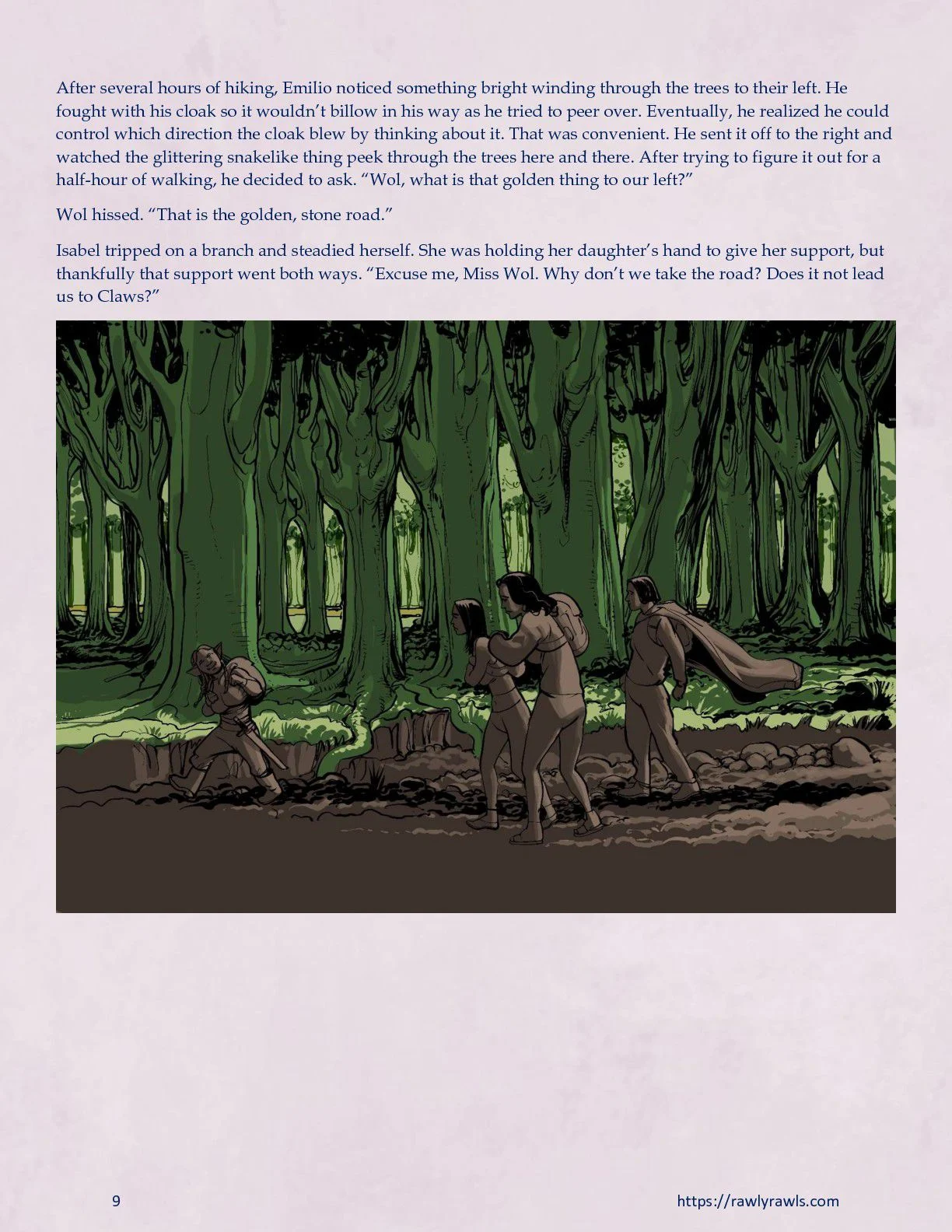 The Warlock Of Claws [DixonLyrax , RawlyRawls] - Chapter 3 — Page 9