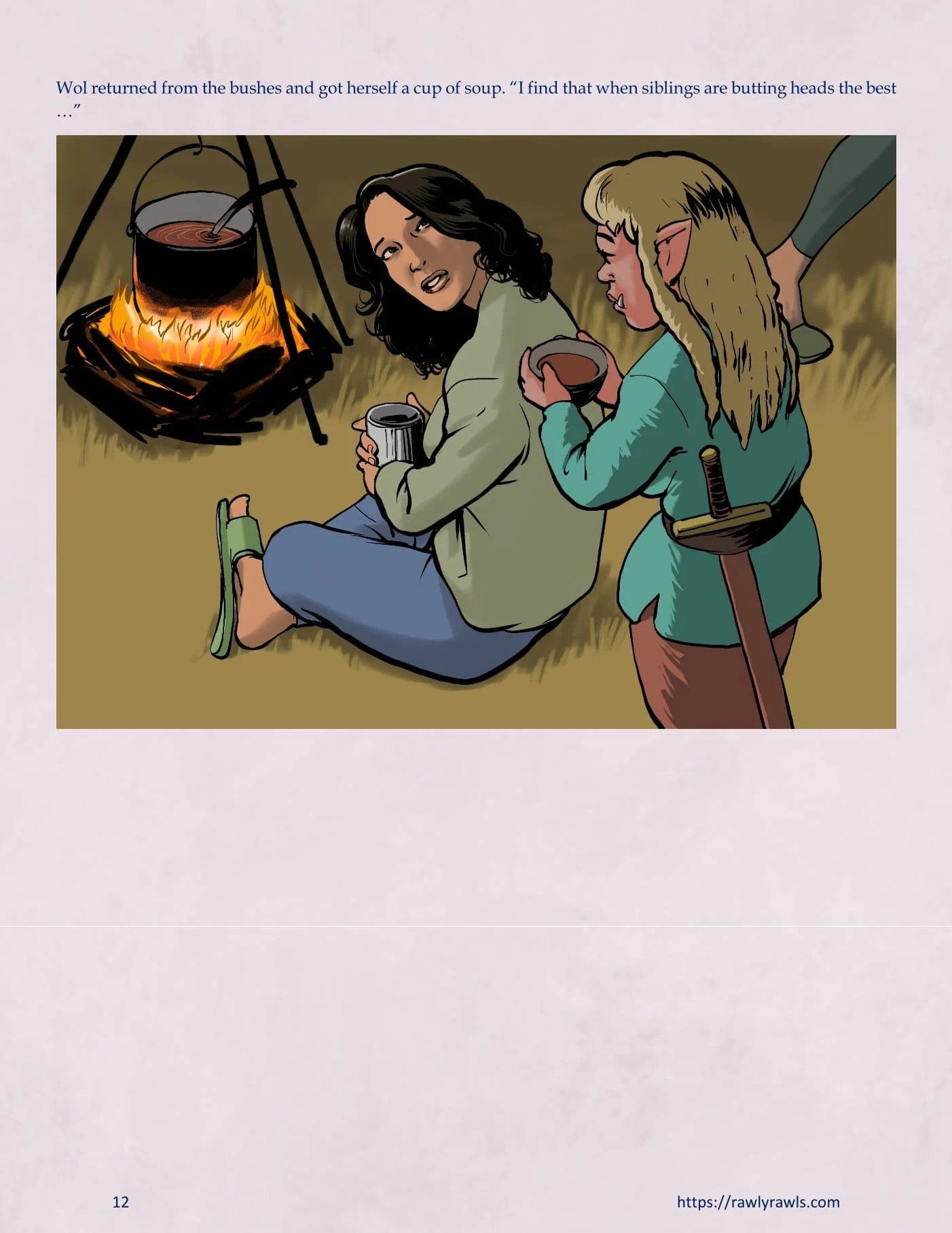 The Warlock Of Claws [DixonLyrax , RawlyRawls] - Chapter 10 — Page 12