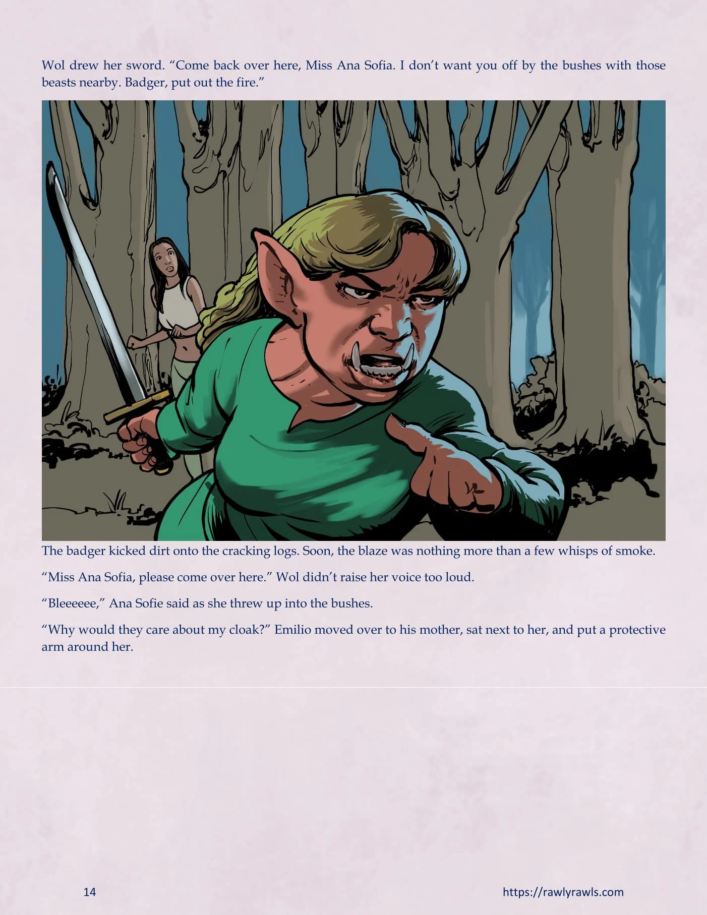 The Warlock Of Claws [DixonLyrax , RawlyRawls] - Chapter 10 — Page 14