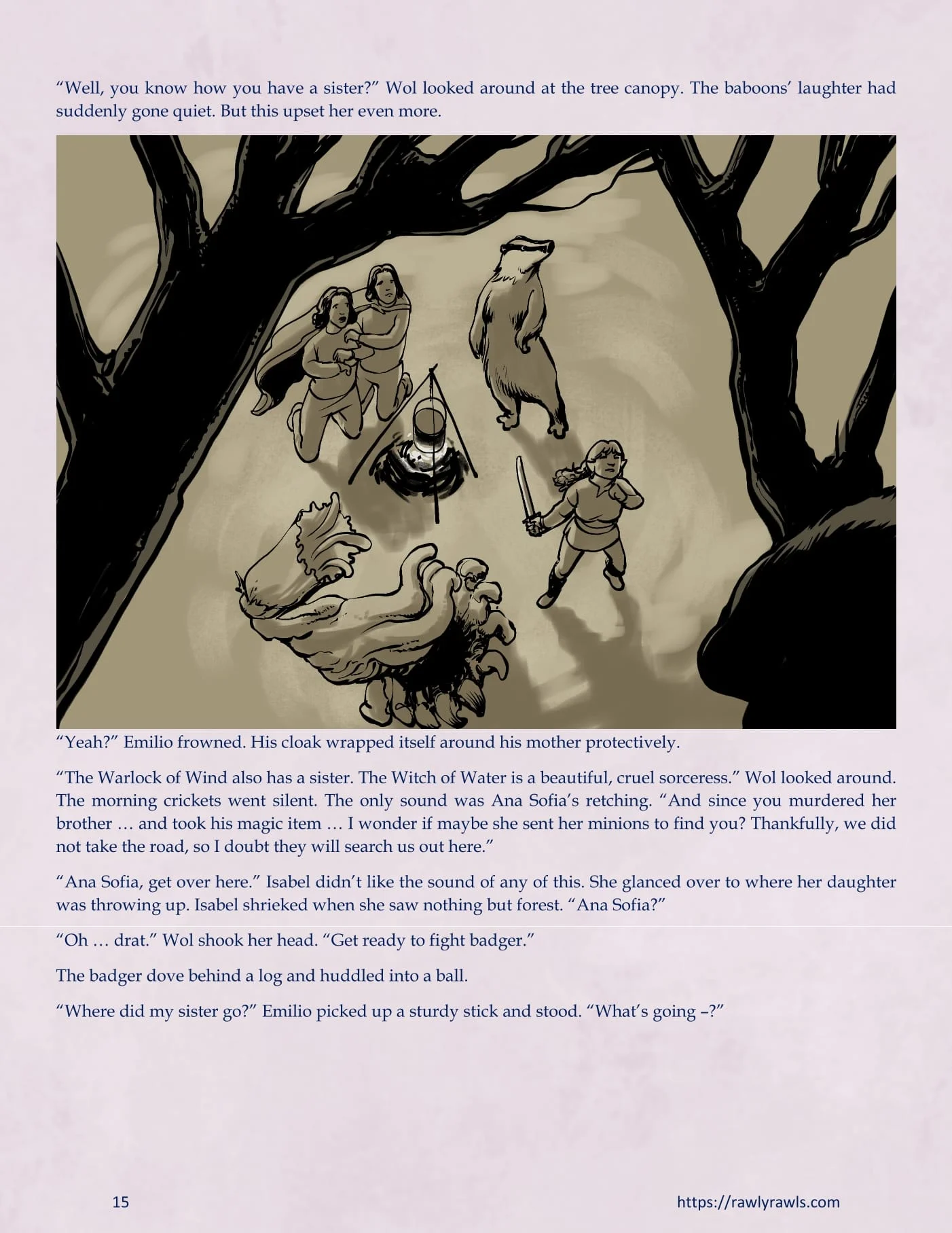 The Warlock Of Claws [DixonLyrax , RawlyRawls] - Chapter 10 — Page 15