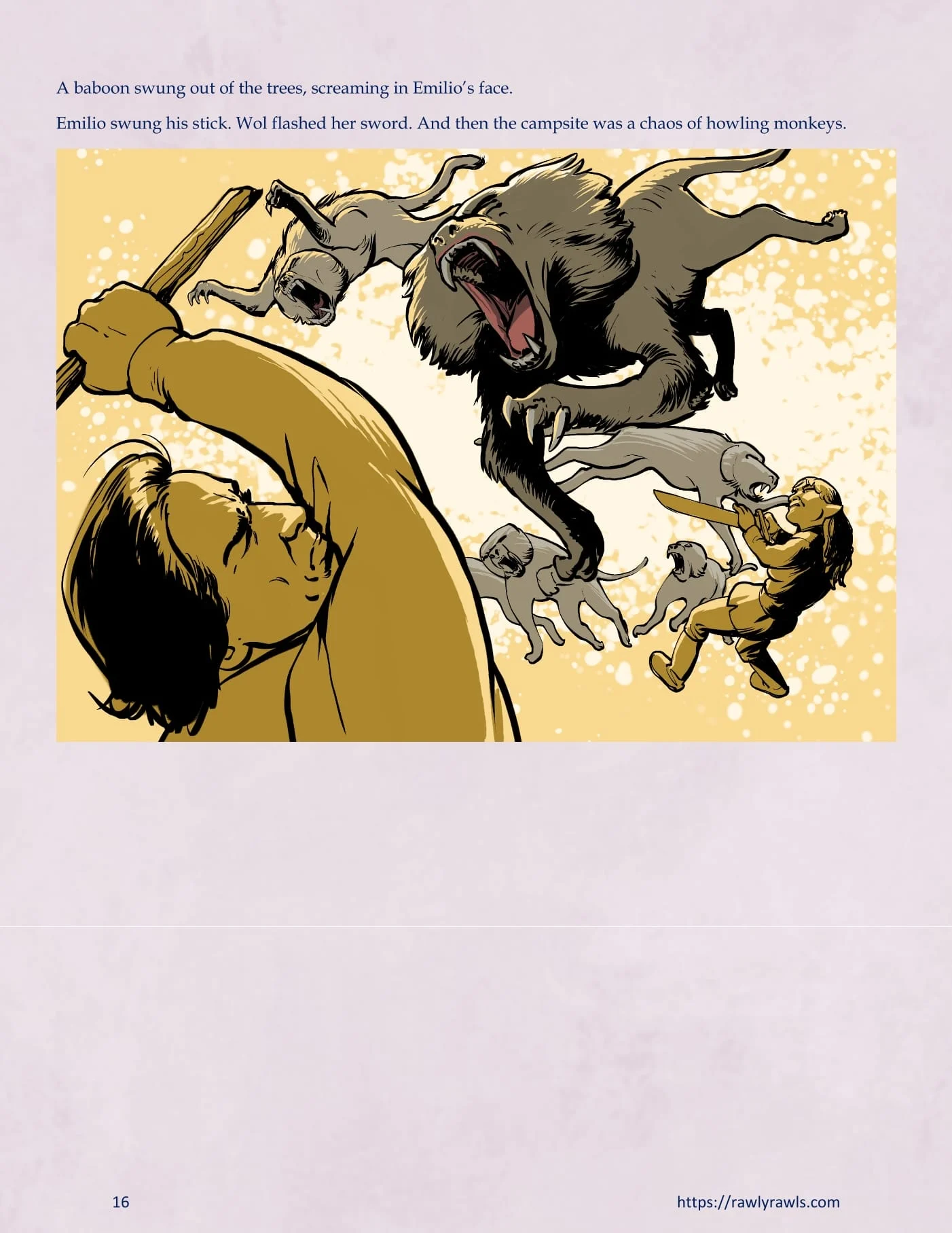 The Warlock Of Claws [DixonLyrax , RawlyRawls] - Chapter 10 — Page 16