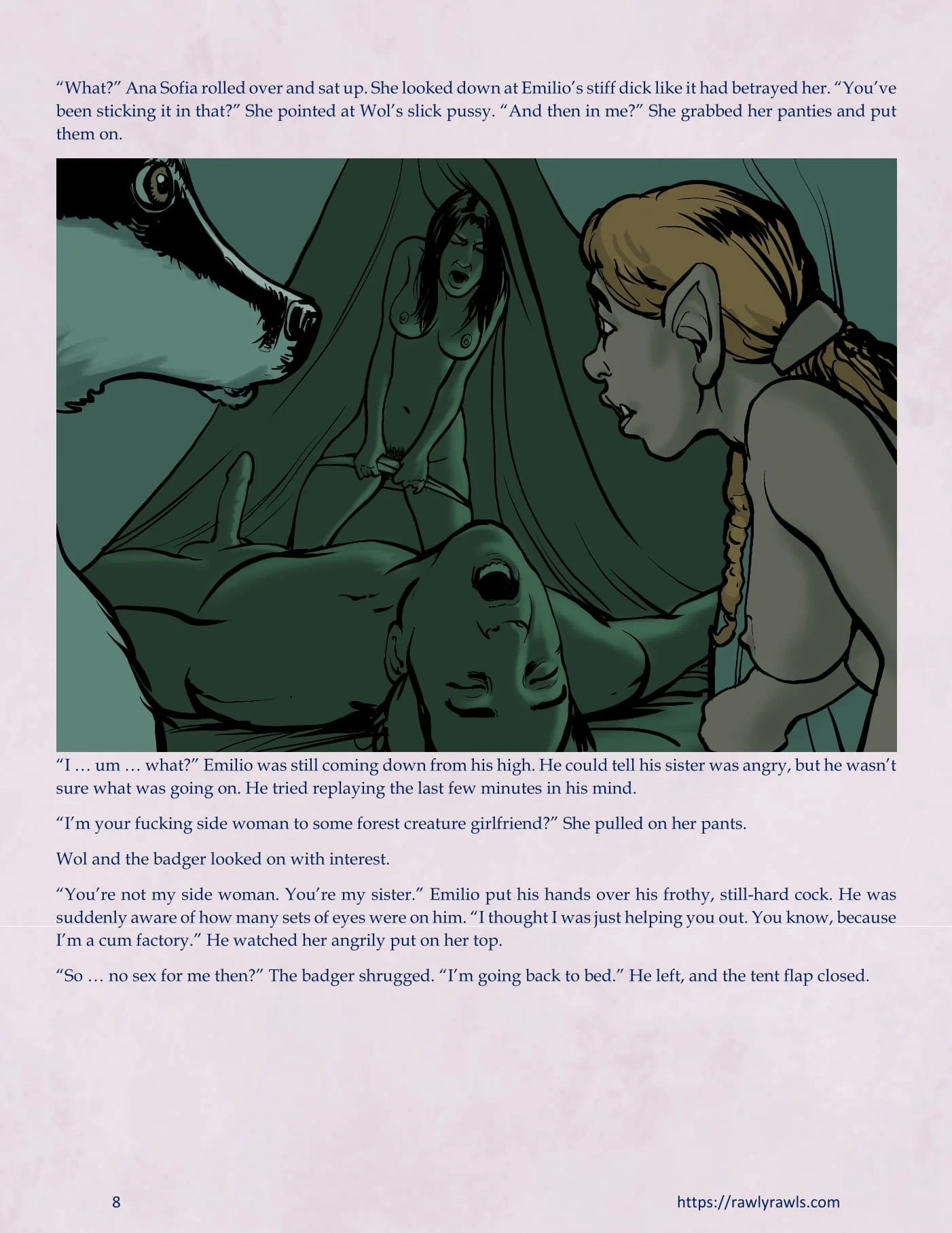 The Warlock Of Claws [DixonLyrax , RawlyRawls] - Chapter 10 — Page 8
