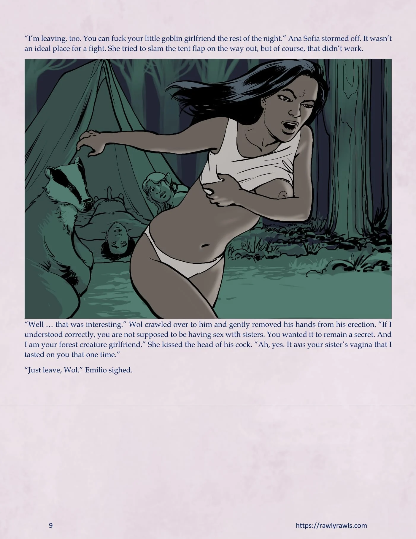 The Warlock Of Claws [DixonLyrax , RawlyRawls] - Chapter 10 — Page 9