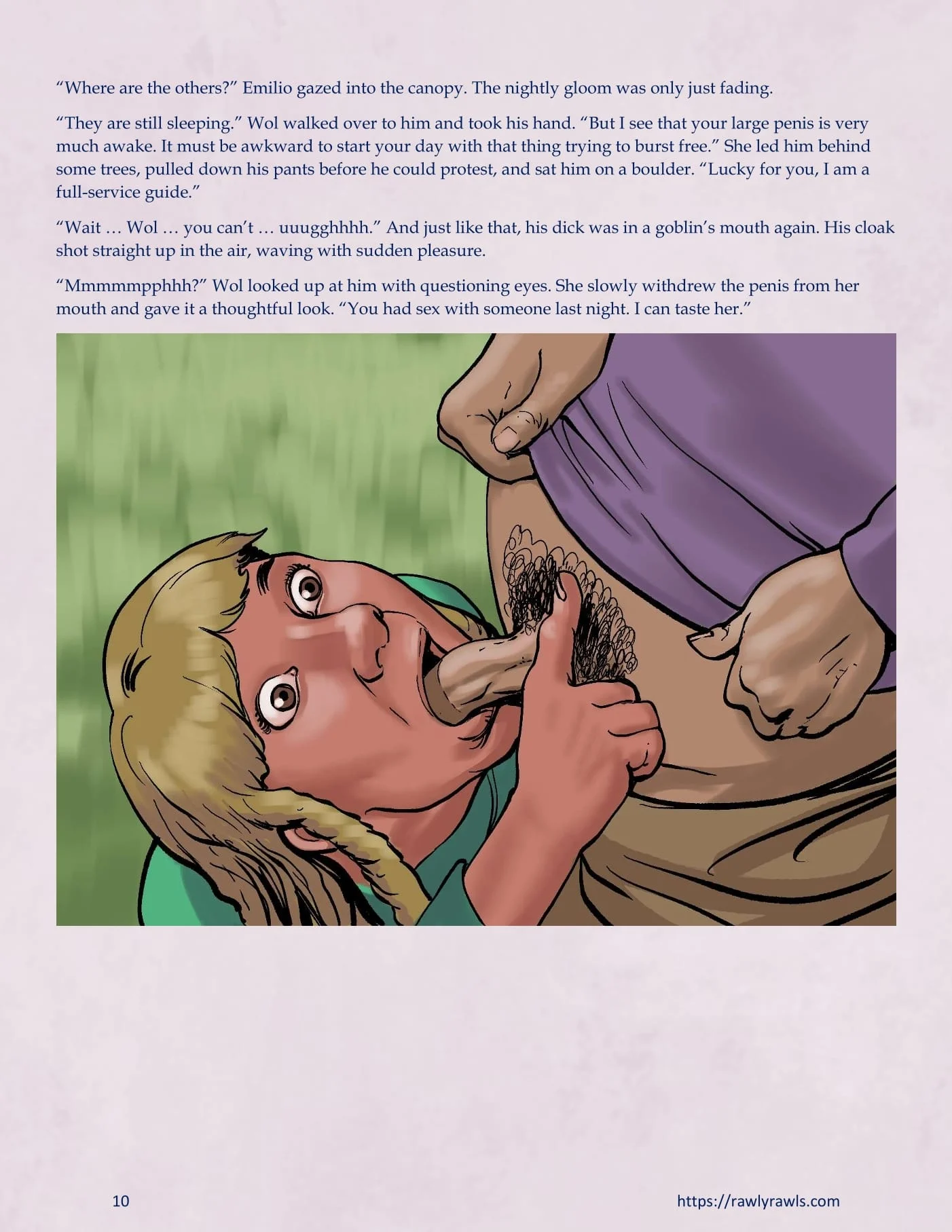 The Warlock Of Claws [DixonLyrax , RawlyRawls] - Chapter 7 — Page 10