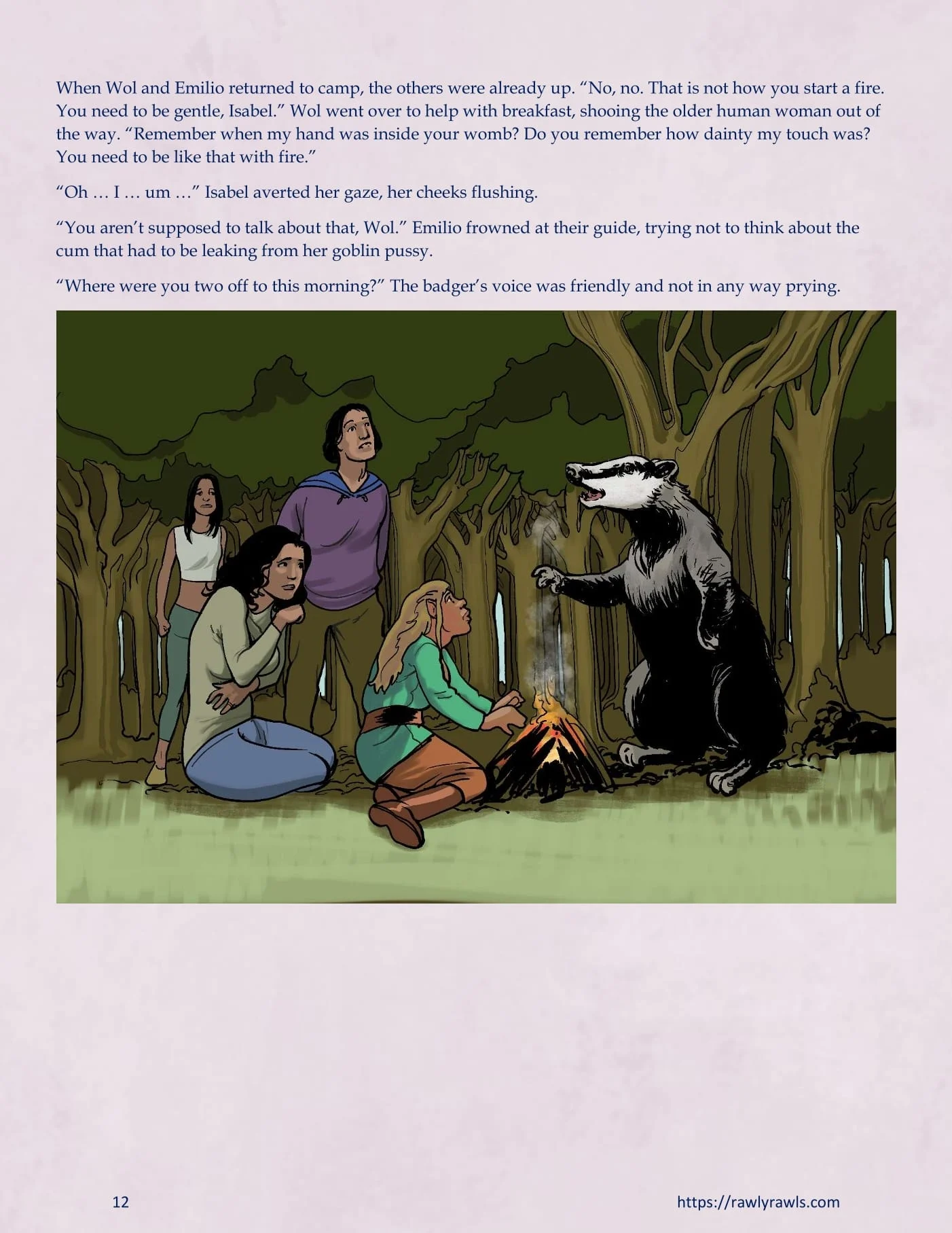 The Warlock Of Claws [DixonLyrax , RawlyRawls] - Chapter 7 — Page 12
