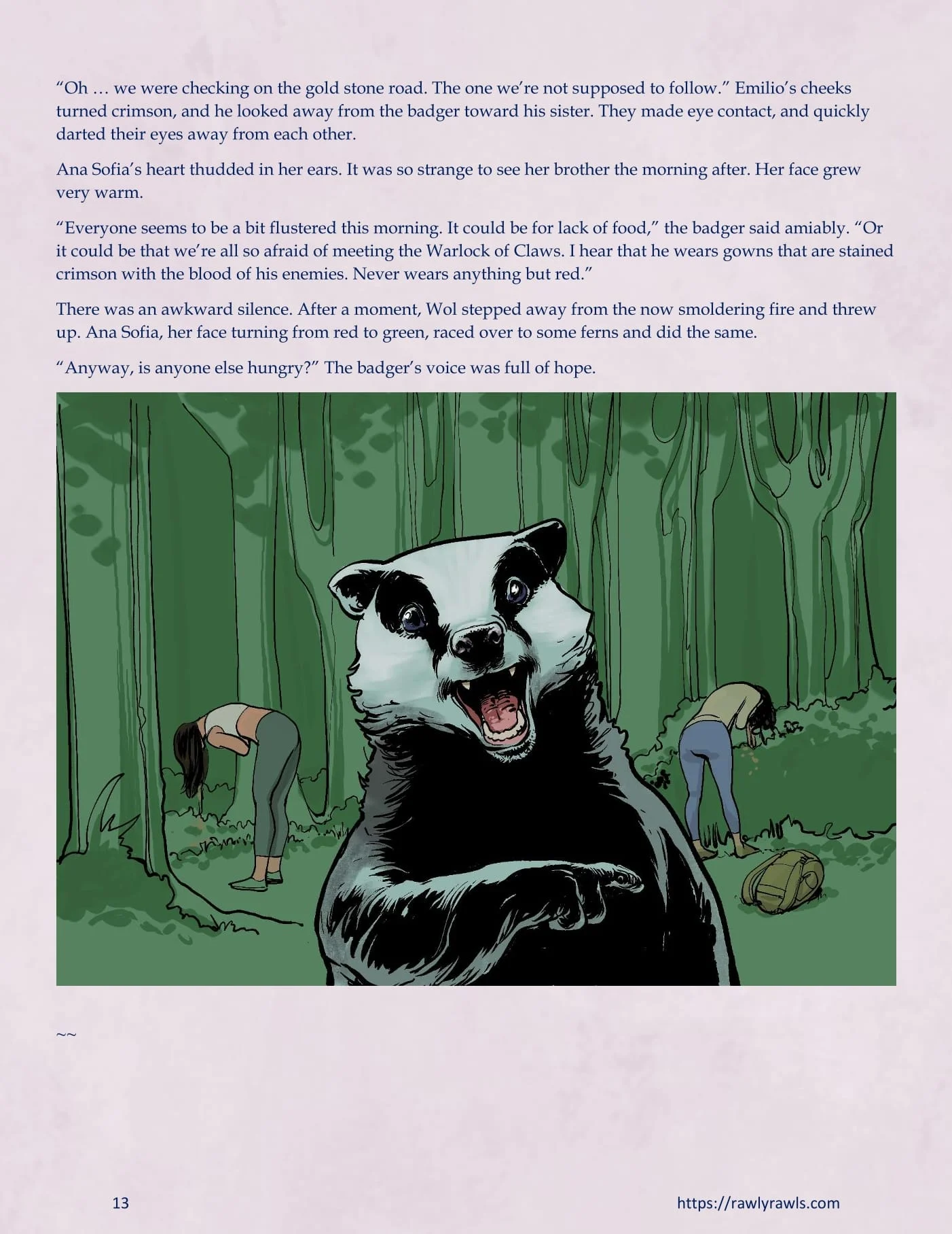 The Warlock Of Claws [DixonLyrax , RawlyRawls] - Chapter 7 — Page 13