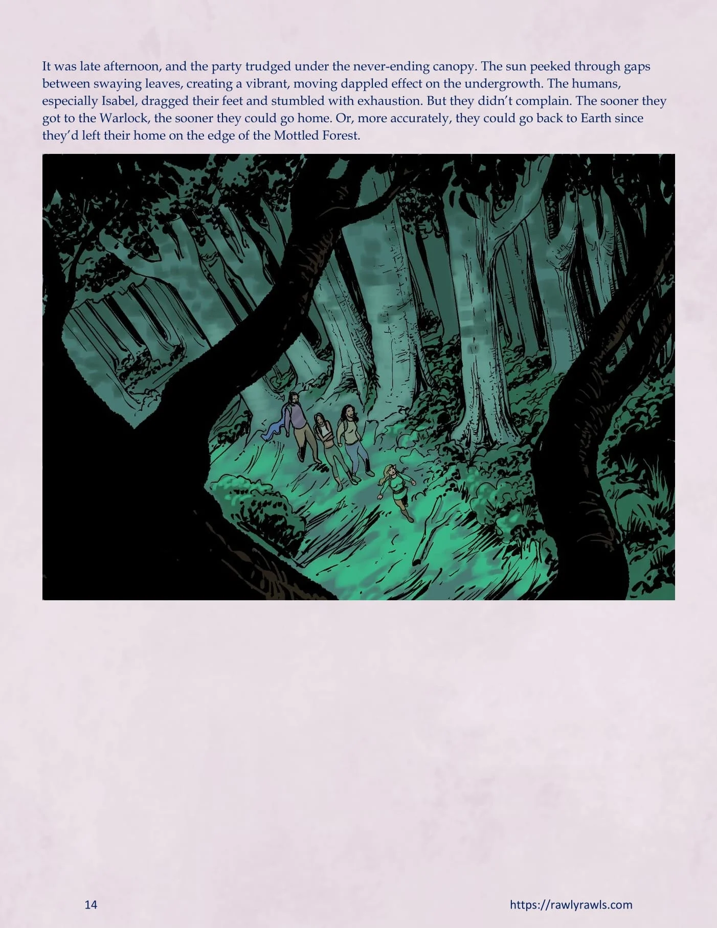 The Warlock Of Claws [DixonLyrax , RawlyRawls] - Chapter 7 — Page 14