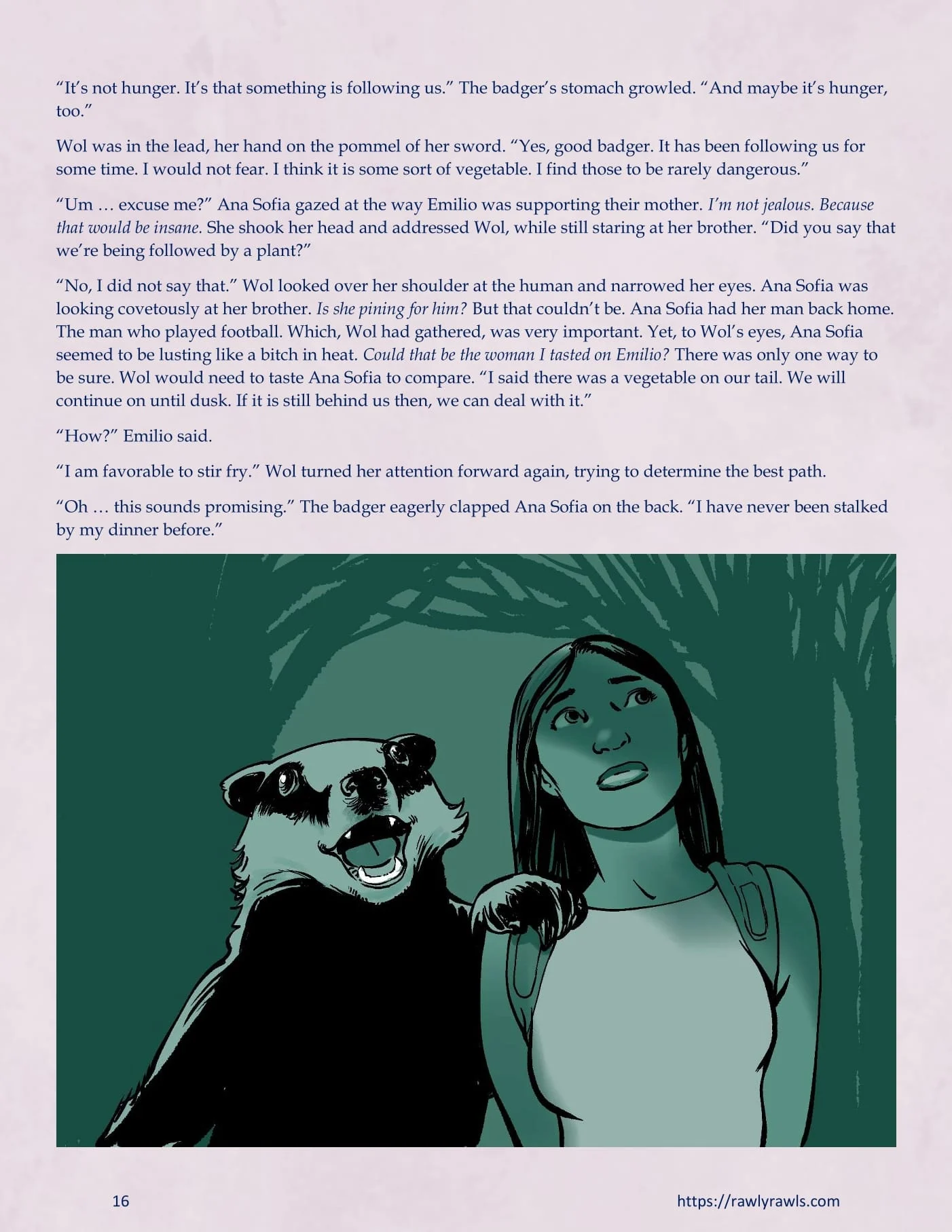 The Warlock Of Claws [DixonLyrax , RawlyRawls] - Chapter 7 — Page 16