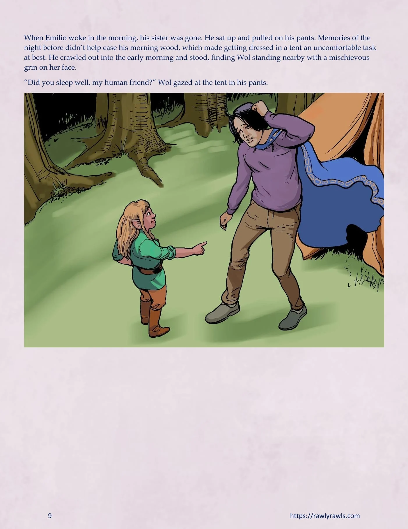 The Warlock Of Claws [DixonLyrax , RawlyRawls] - Chapter 7 — Page 9