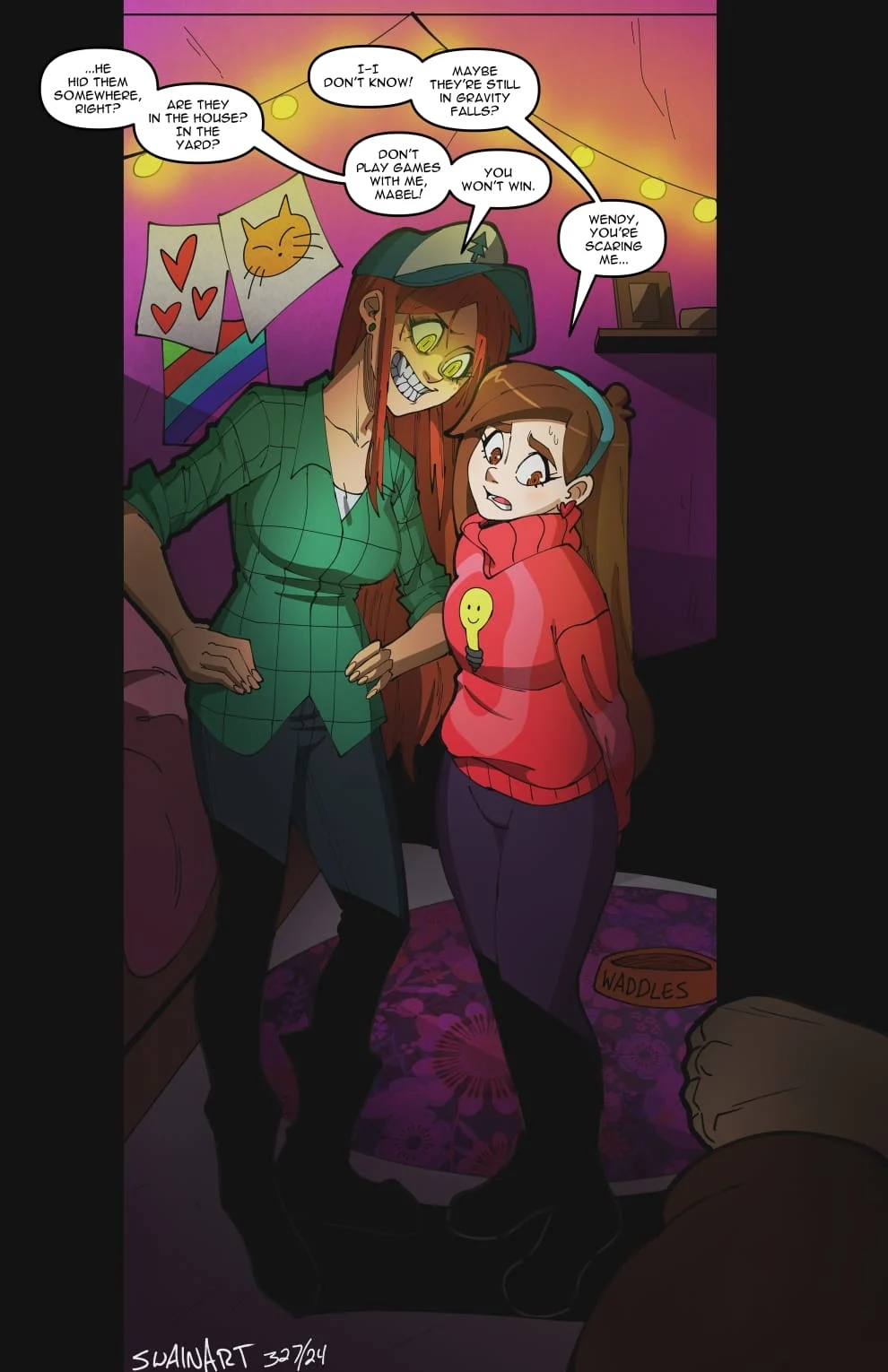 Wendy’s Visit (Gravity Falls) [Swain Art] - Chapter 1 — Page 11