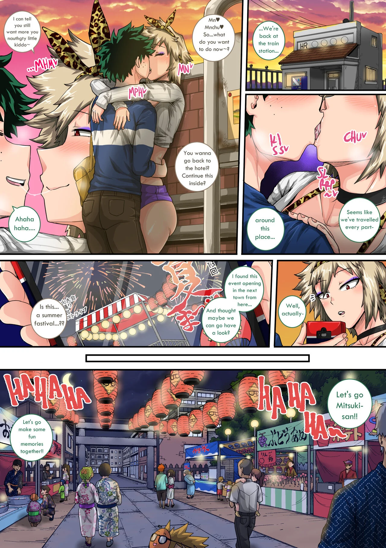 My Harem Academia (Boku No Hero Academia) [Juna Juna Juice] - Chapter 7.4 — Page 49