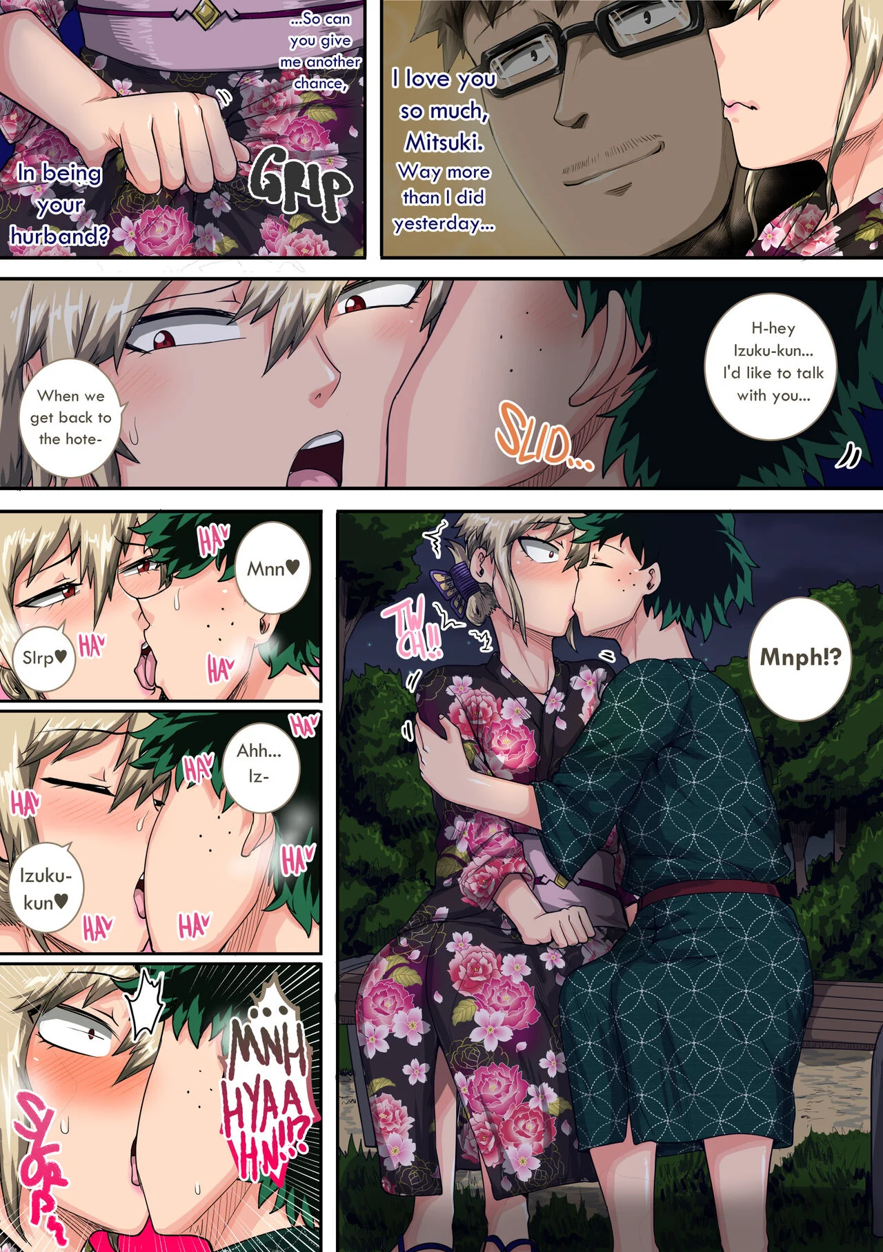 My Harem Academia (Boku No Hero Academia) [Juna Juna Juice] - Chapter 7.4 — Page 53