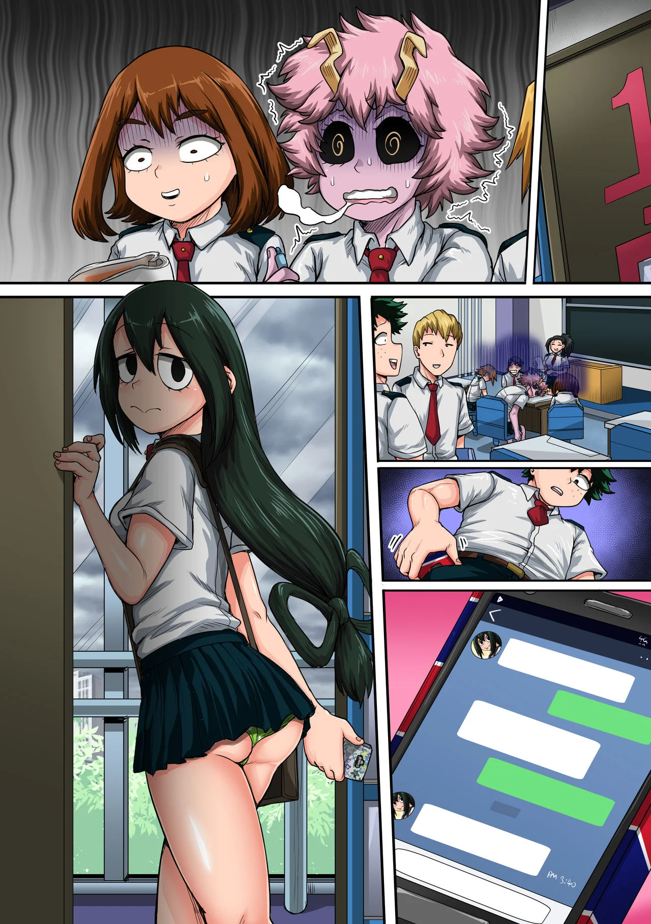 My Harem Academia (Boku No Hero Academia) [Juna Juna Juice] - Chapter 6 — Page 117