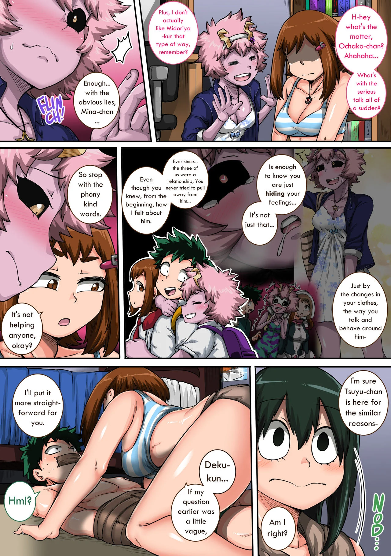 My Harem Academia (Boku No Hero Academia) [Juna Juna Juice] - Chapter 6 — Page 74