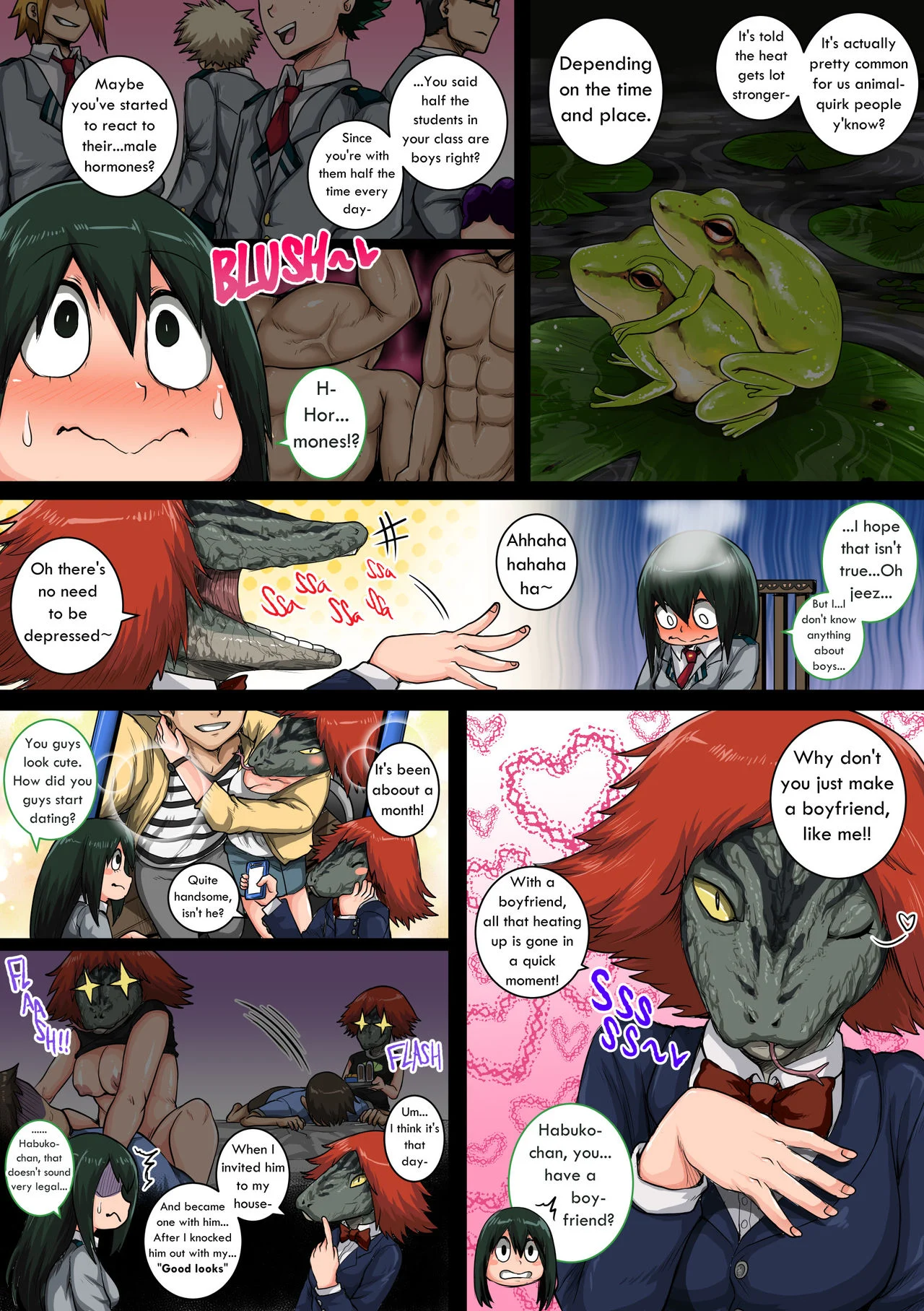 My Harem Academia (Boku No Hero Academia) [Juna Juna Juice] - Chapter 6 — Page 9