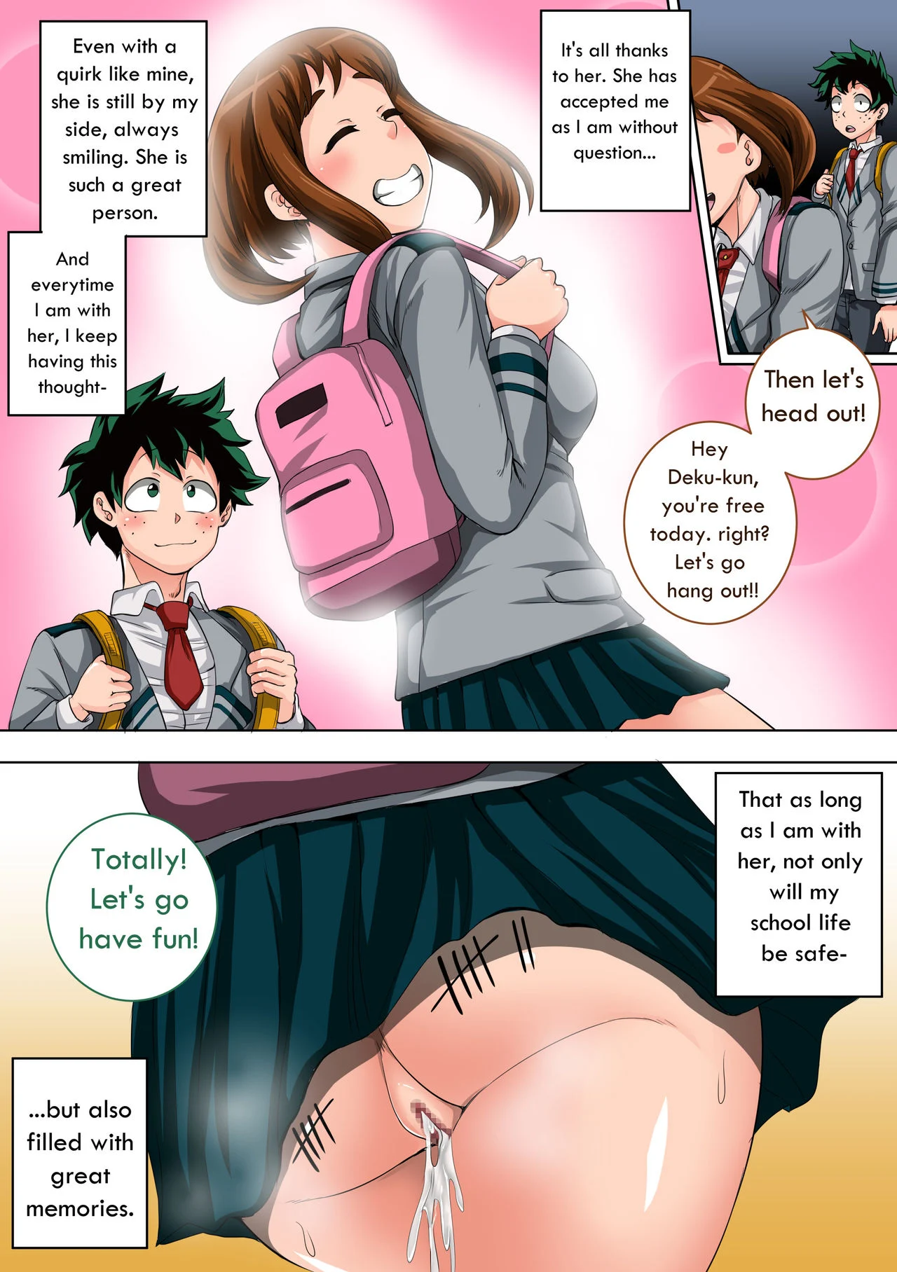 My Harem Academia (Boku No Hero Academia) [Juna Juna Juice] - Chapter 3 — Page 53