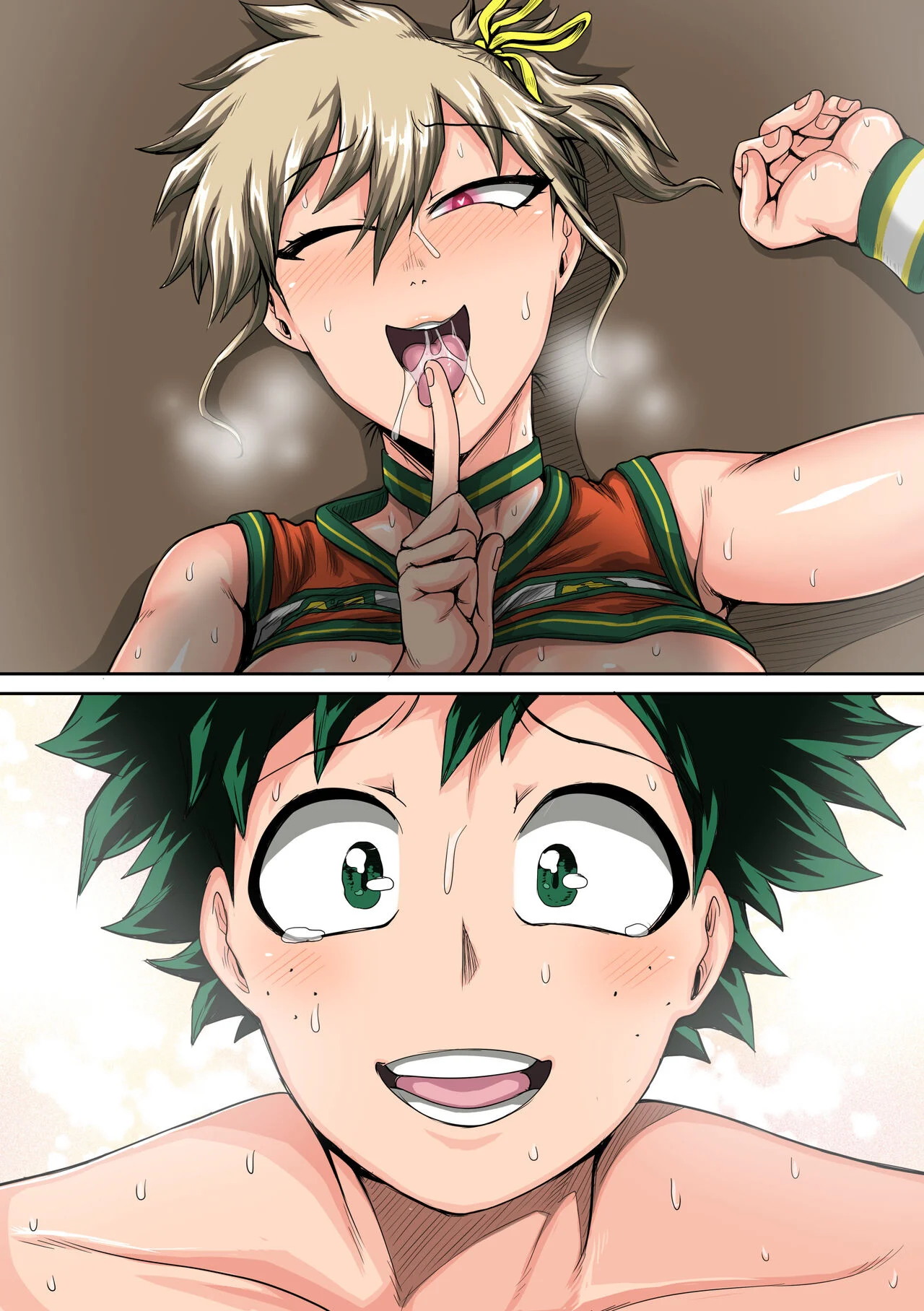 My Harem Academia (Boku No Hero Academia) [Juna Juna Juice] - Chapter 7.5 — Page 98