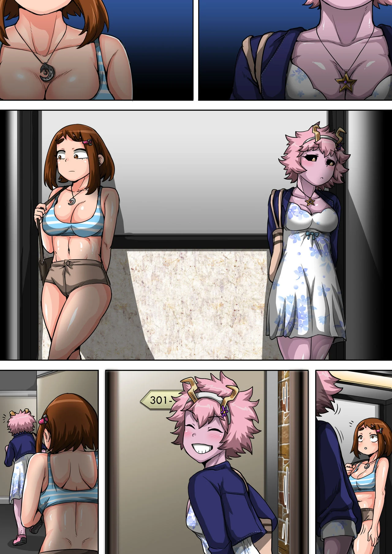 My Harem Academia (Boku No Hero Academia) [Juna Juna Juice] - Chapter 5 — Page 117