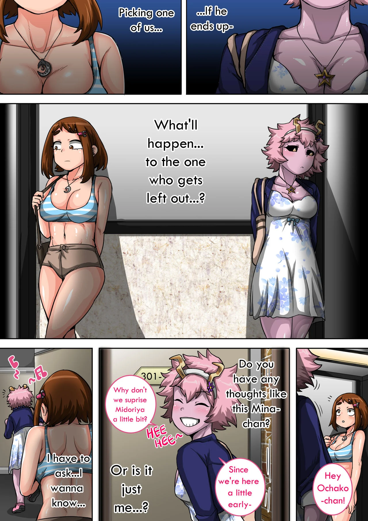 My Harem Academia (Boku No Hero Academia) [Juna Juna Juice] - Chapter 5 — Page 61
