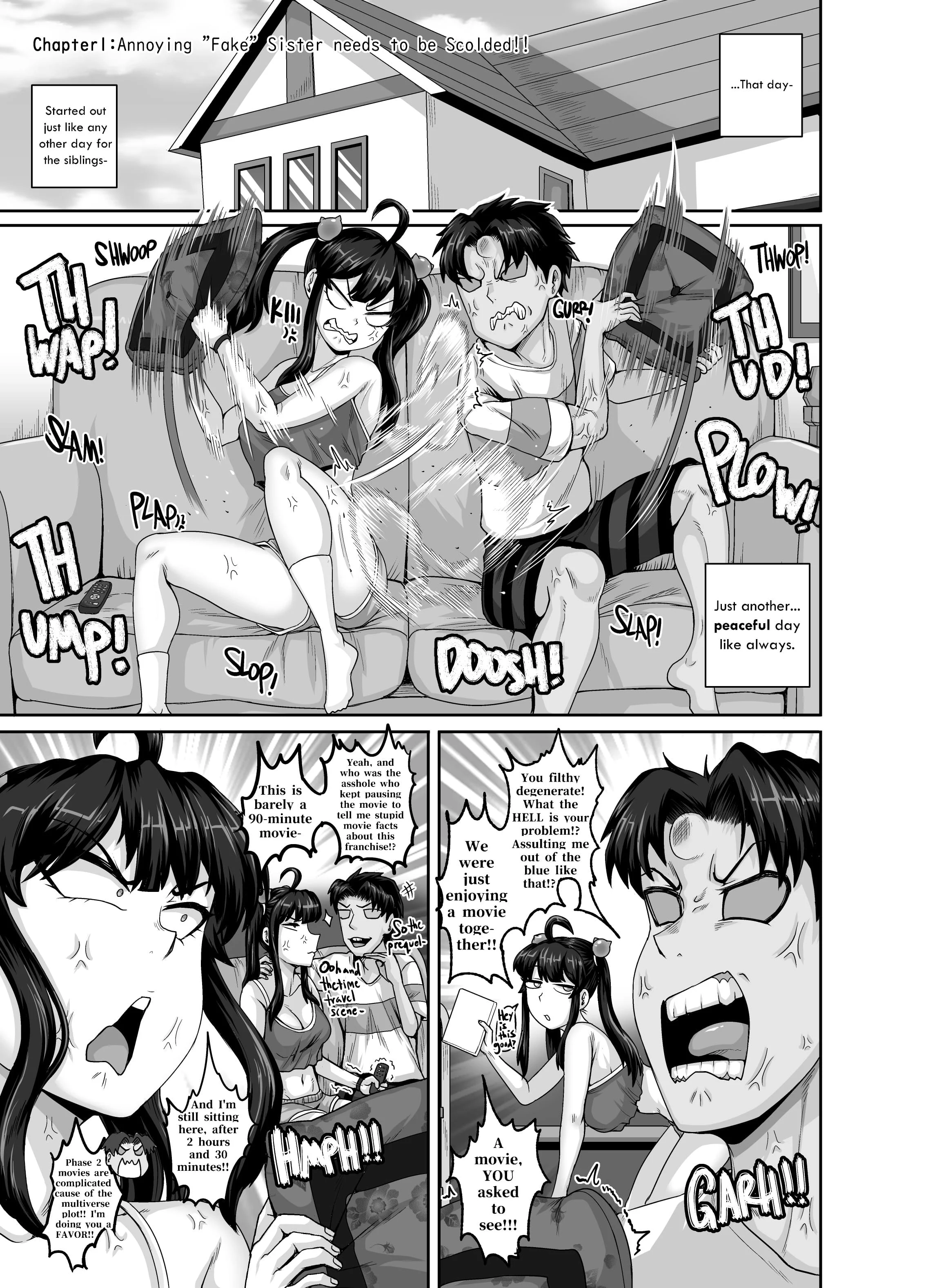 Annoying Sister Needs to Be Scolded!! [Juna Juna Juice] - Chapter 3 — Page 13