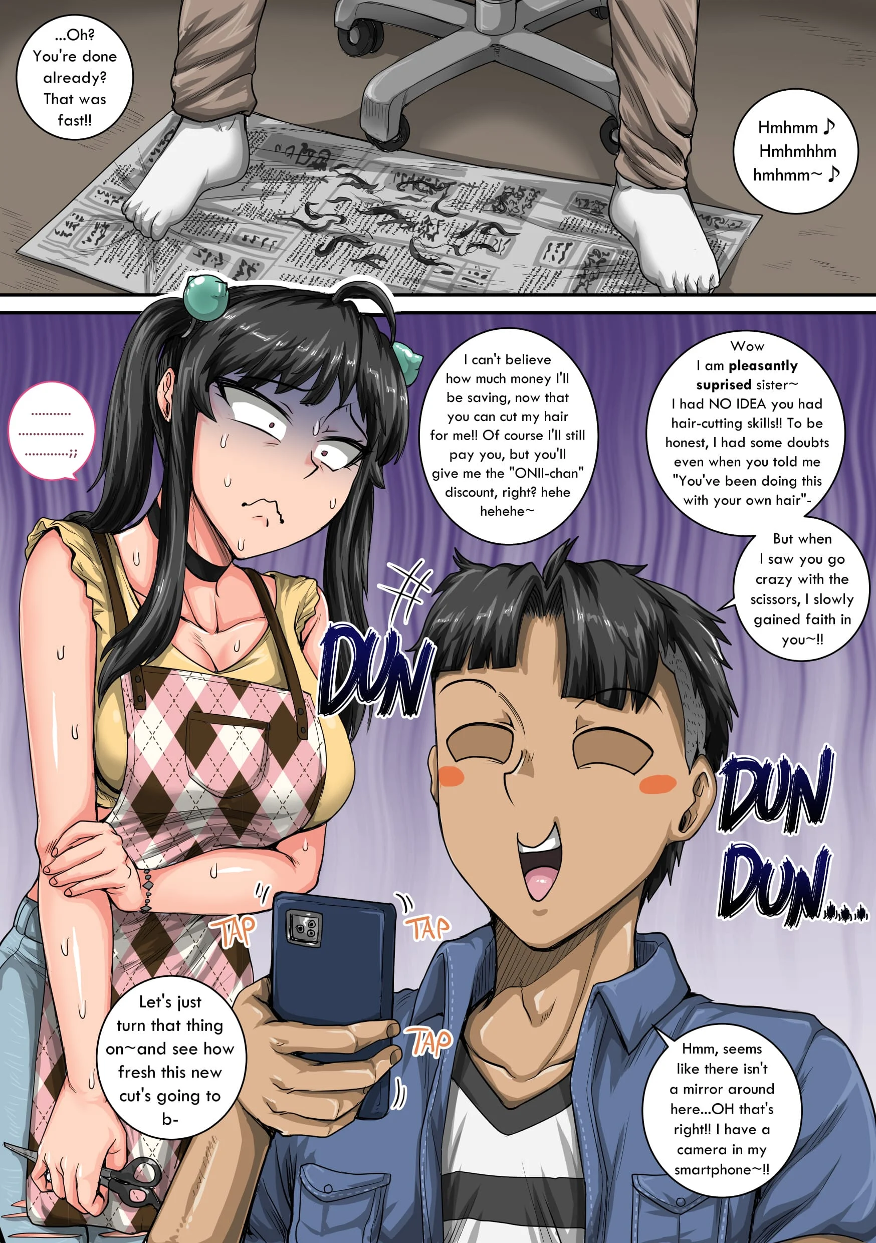 Annoying Sister Needs to Be Scolded!! [Juna Juna Juice] - Chapter 1.5 — Page 43