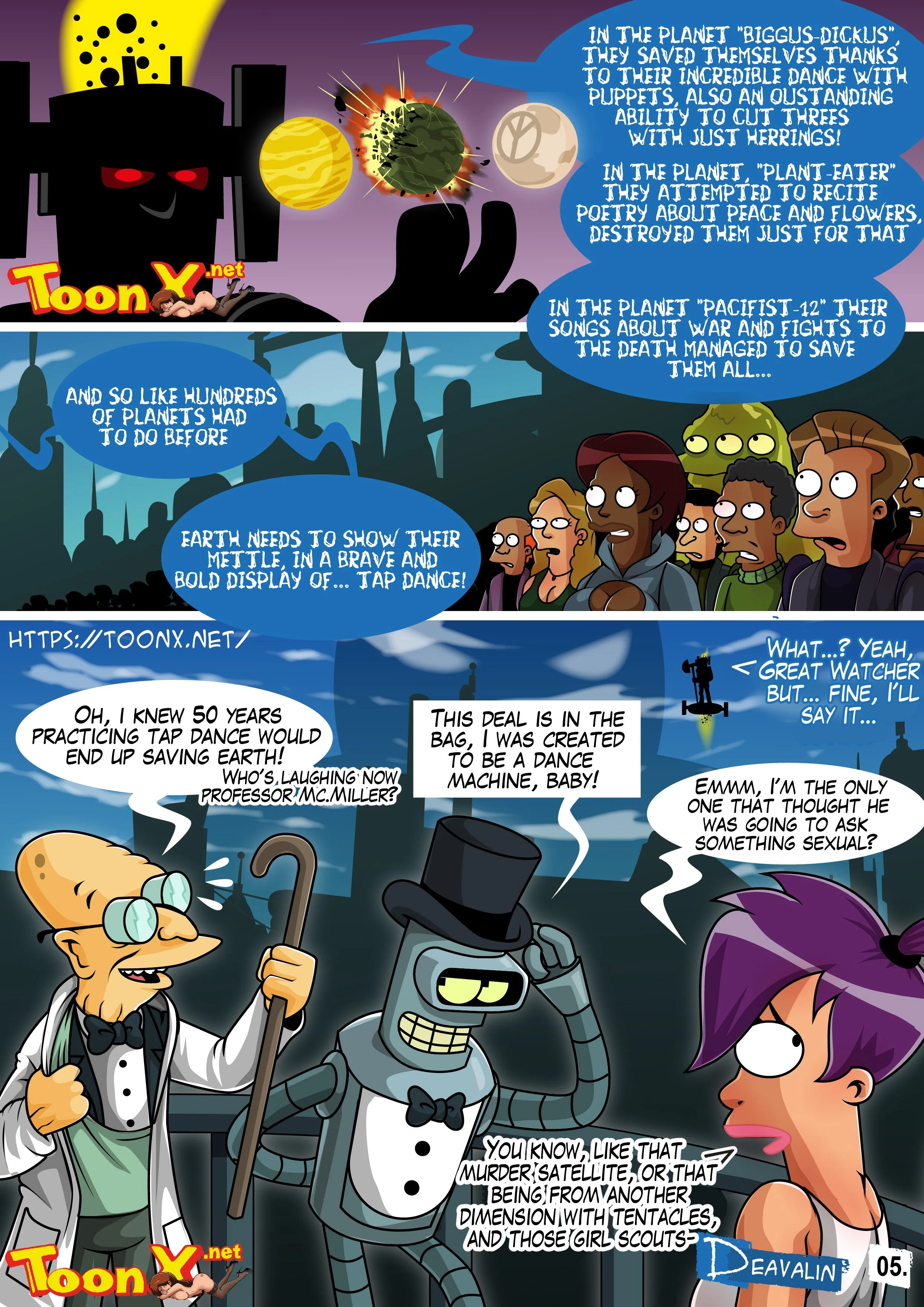 Orgy To Save The Earth (Futurama) [Deavalin] - Chapter 1 — Page 6