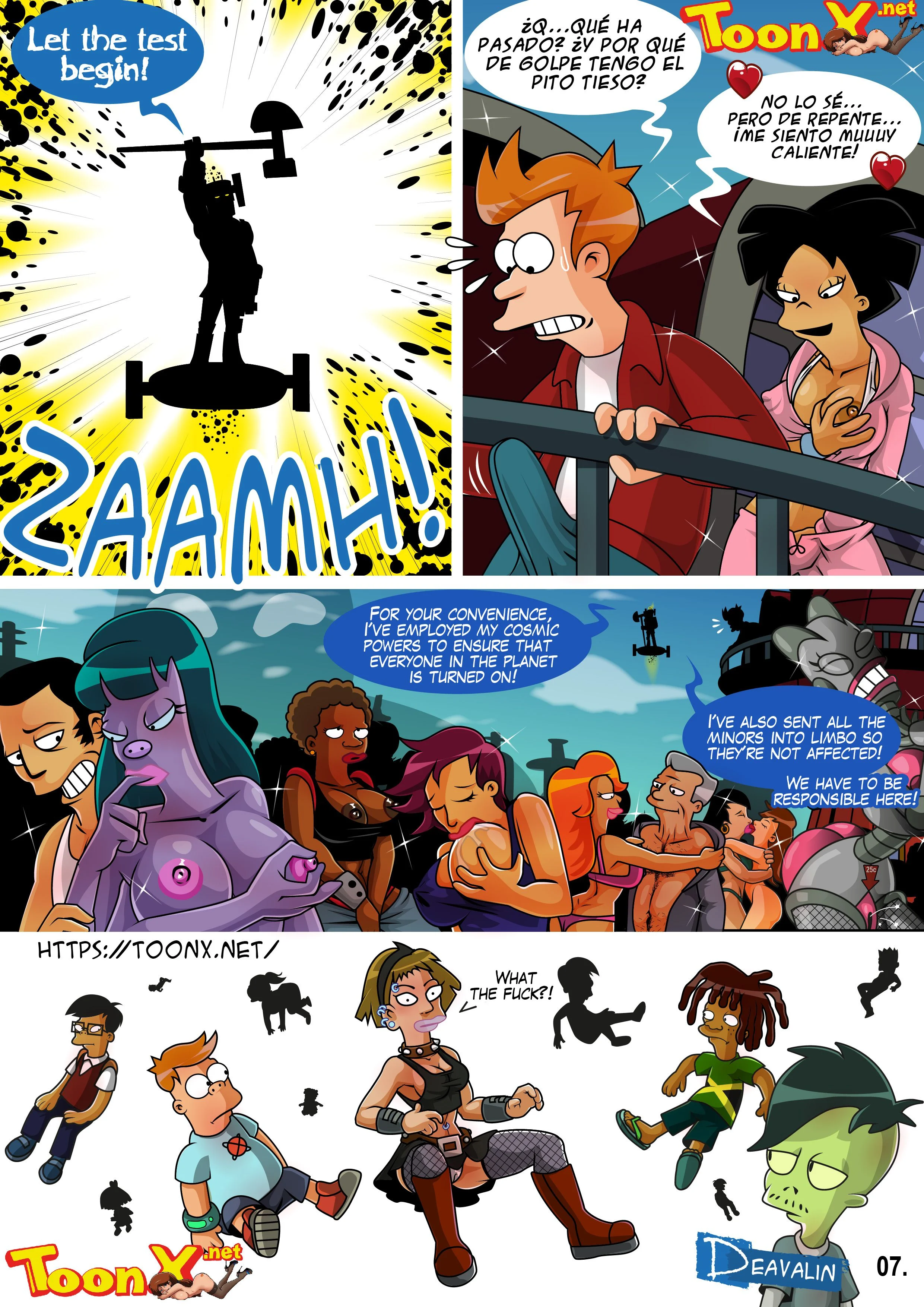 Orgy To Save The Earth (Futurama) [Deavalin] - Chapter 1 — Page 8