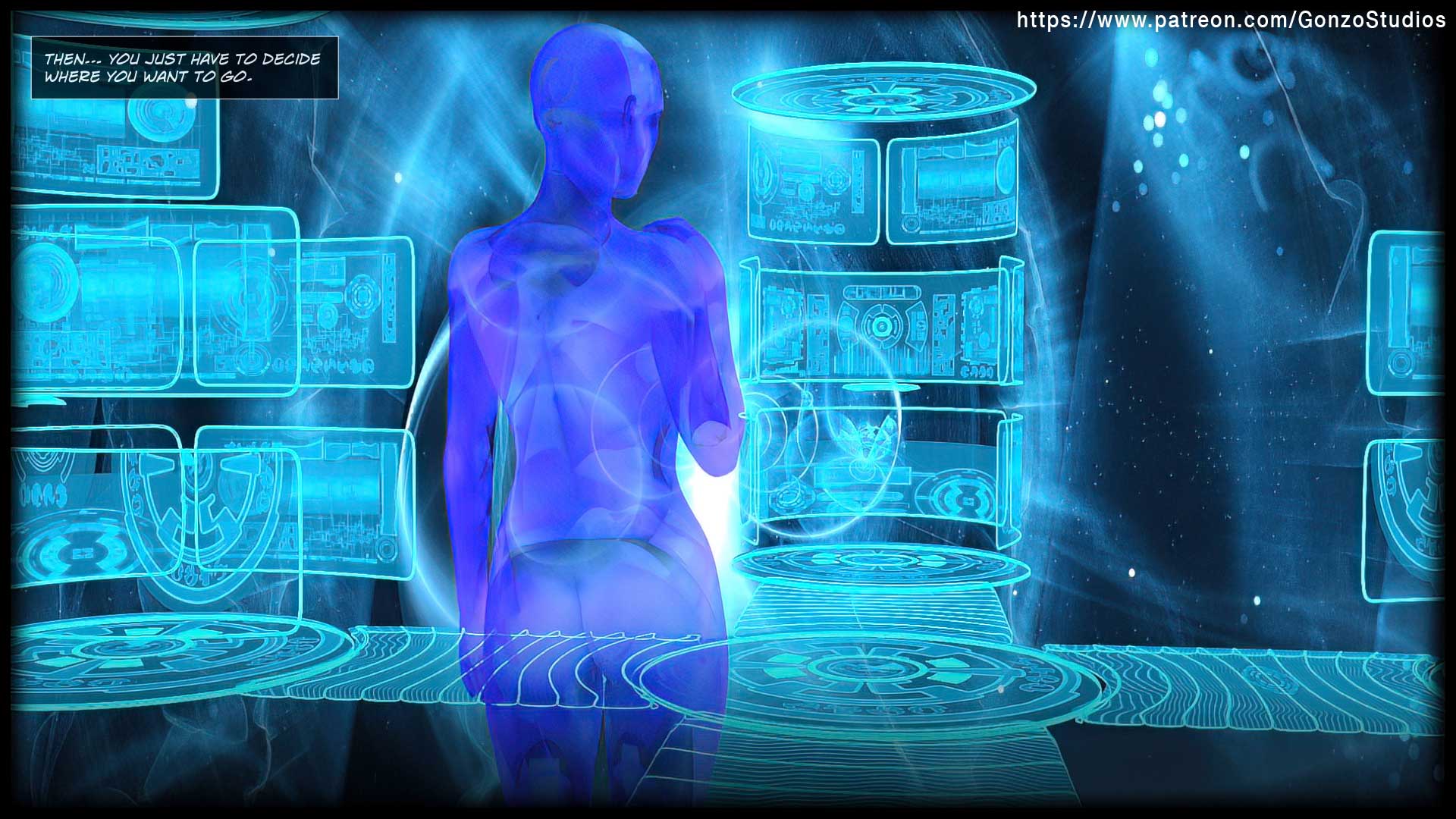 Cybersex [Sexy3DComics | Gonzo] - Chapter 1 — Page 47