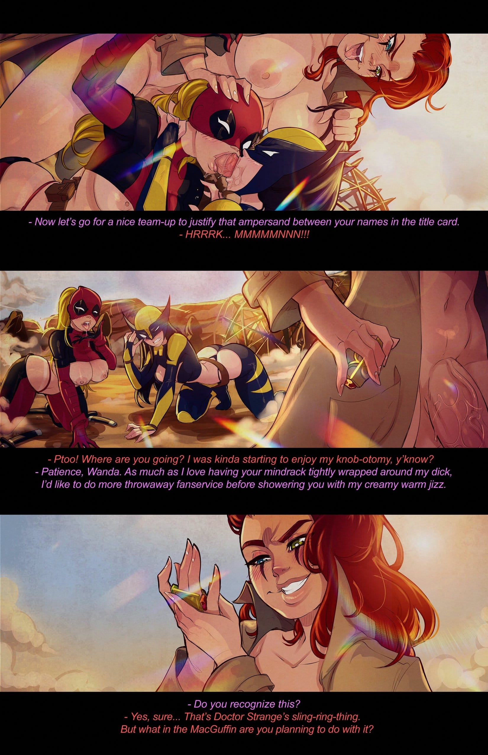 Lady Deadpool and Wolverine Lady [Tracy Scops] - Chapter 1 — Page 11