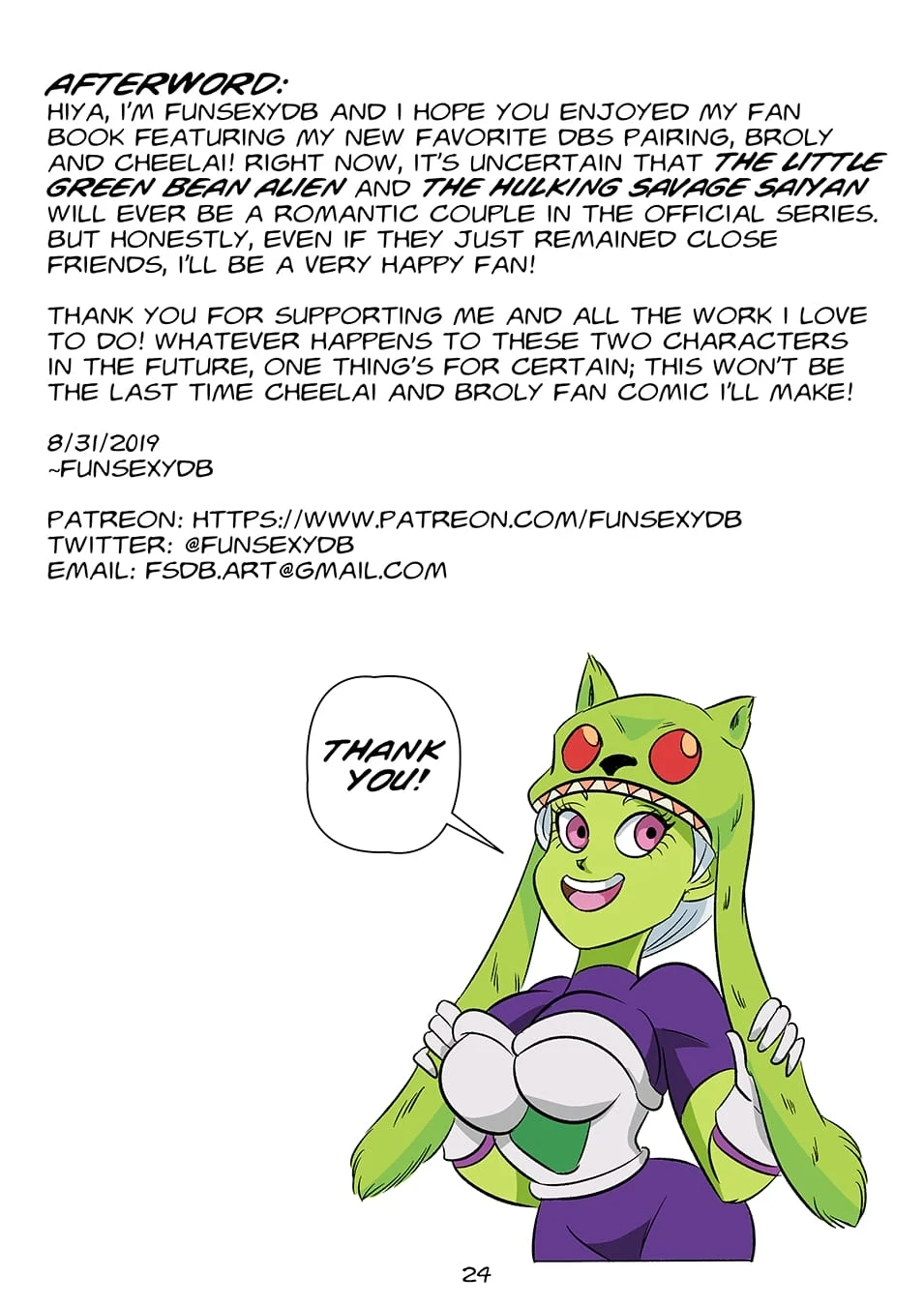 Thank You (Dragon Ball Super) [FunsexyDB] - Chapter 1 — Page 25