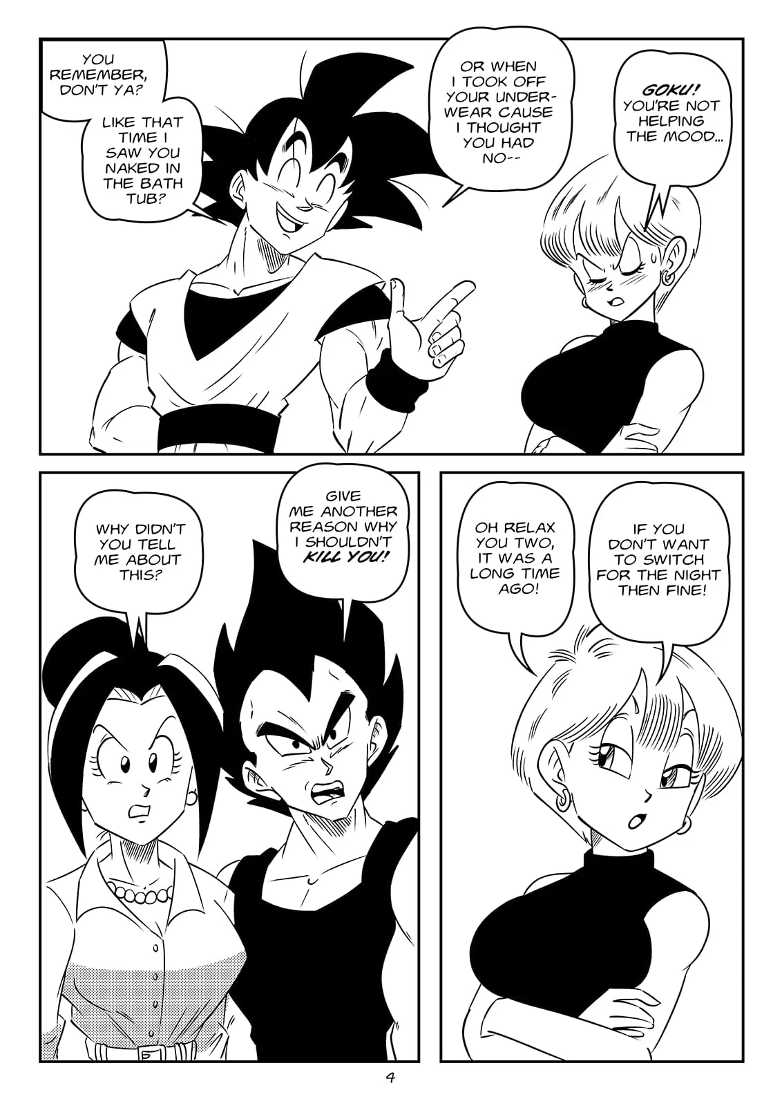 Dragon Swap (Dragon Ball Z) [FunsexyDB] - Chapter 1 — Page 5