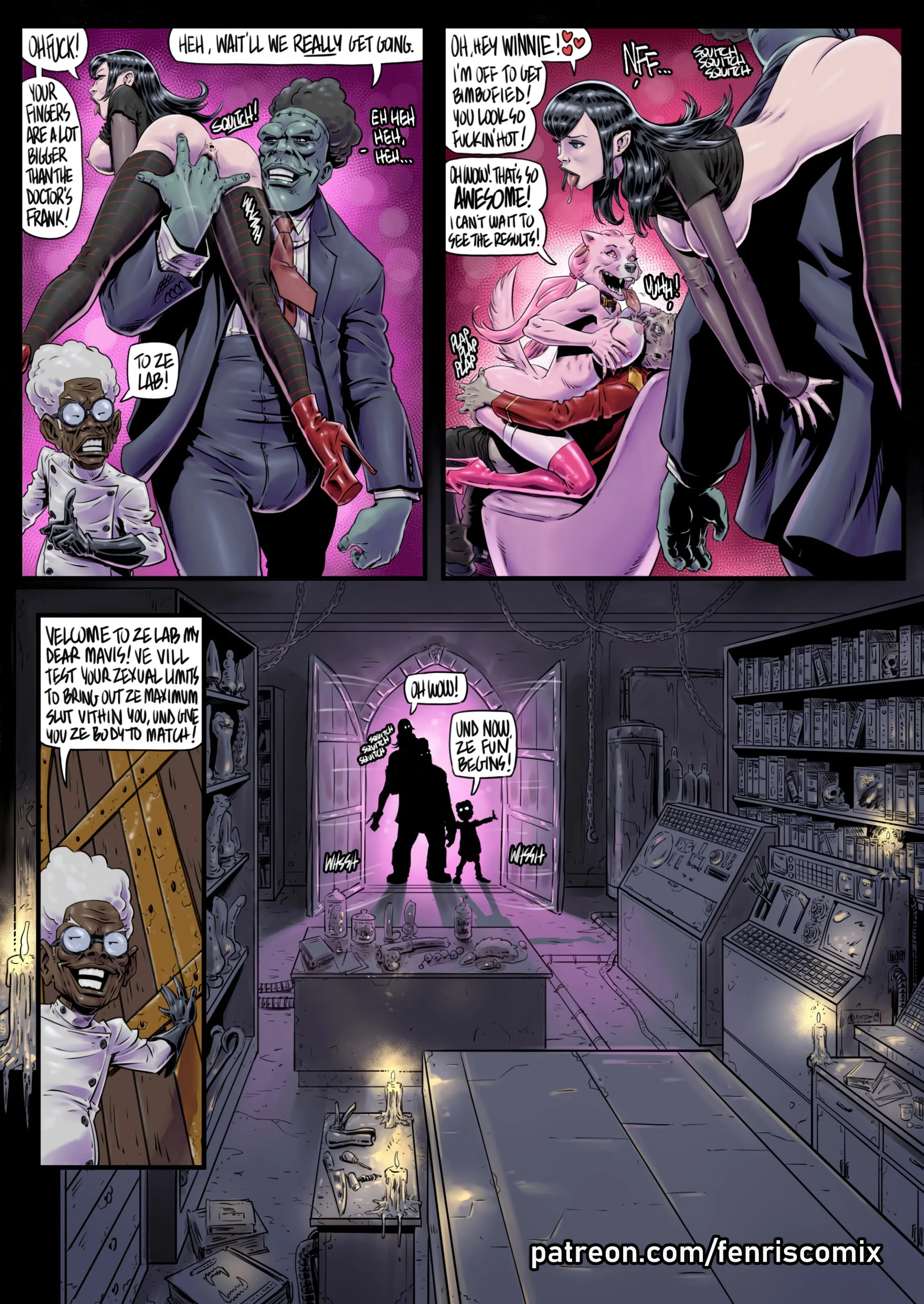 Strip Club Transylvania (Hotel Transylvania) [Fenris Comix] - Chapter 1 — Page 4