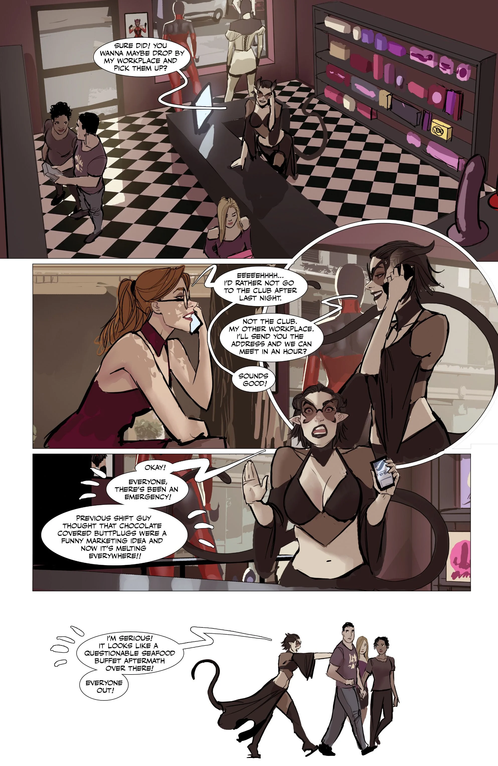 Fine Print [Stjepan Sejic] - Chapter 1 — Page 127