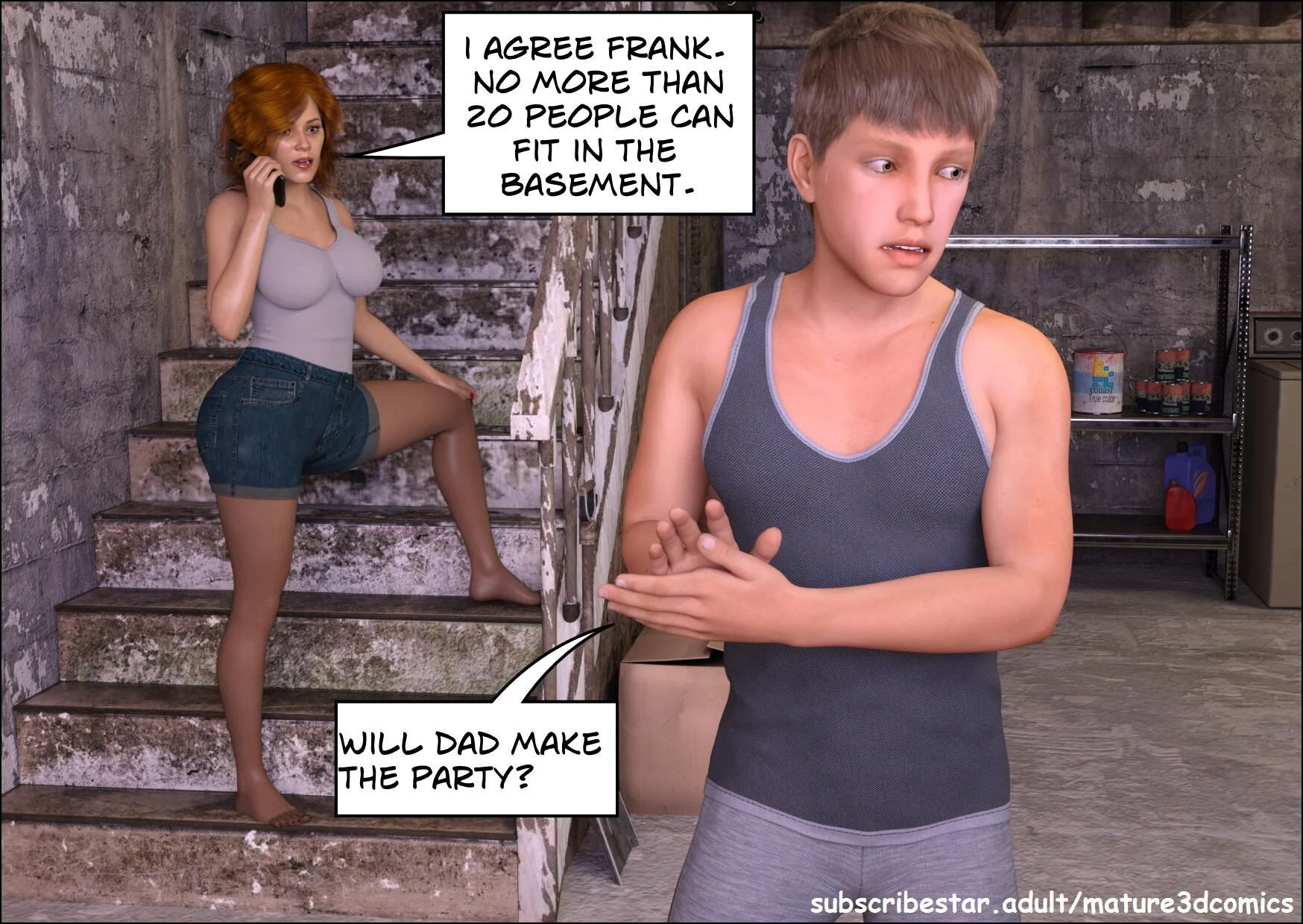Aunt Elise [Mature3DComics] - Chapter 3 — Page 5